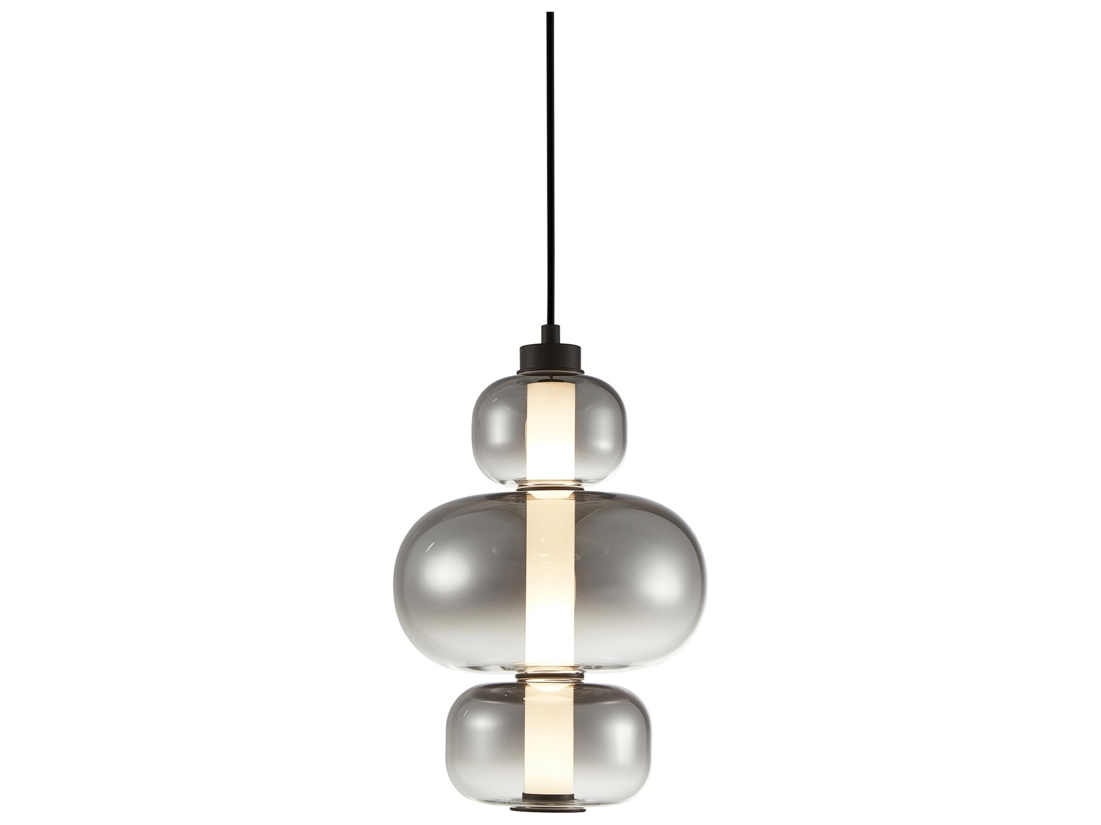 Artcraft Astra 1-Light Black Geometric Mini Pendant