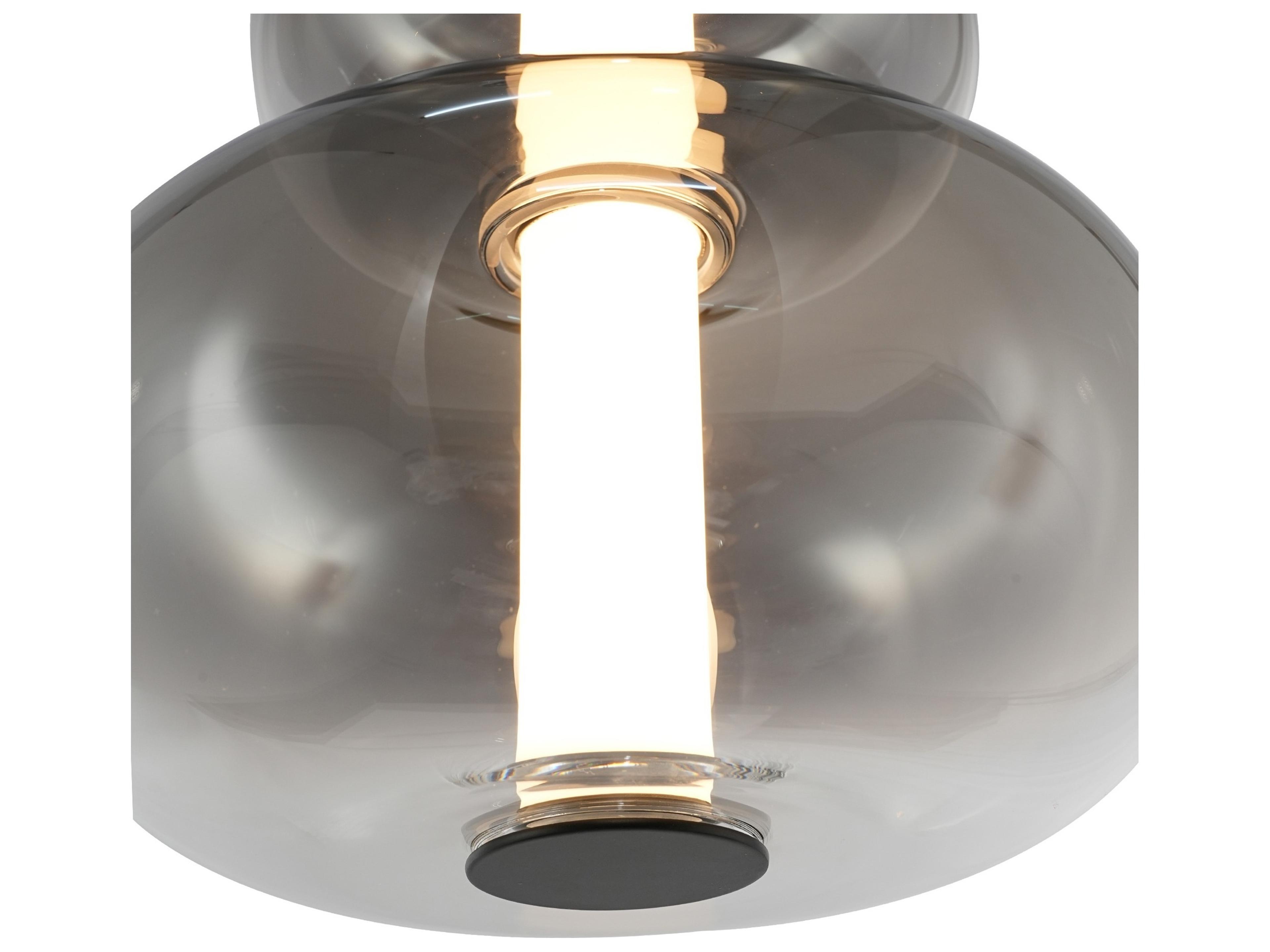 Artcraft Astra 1-Light Black Geometric Mini Pendant