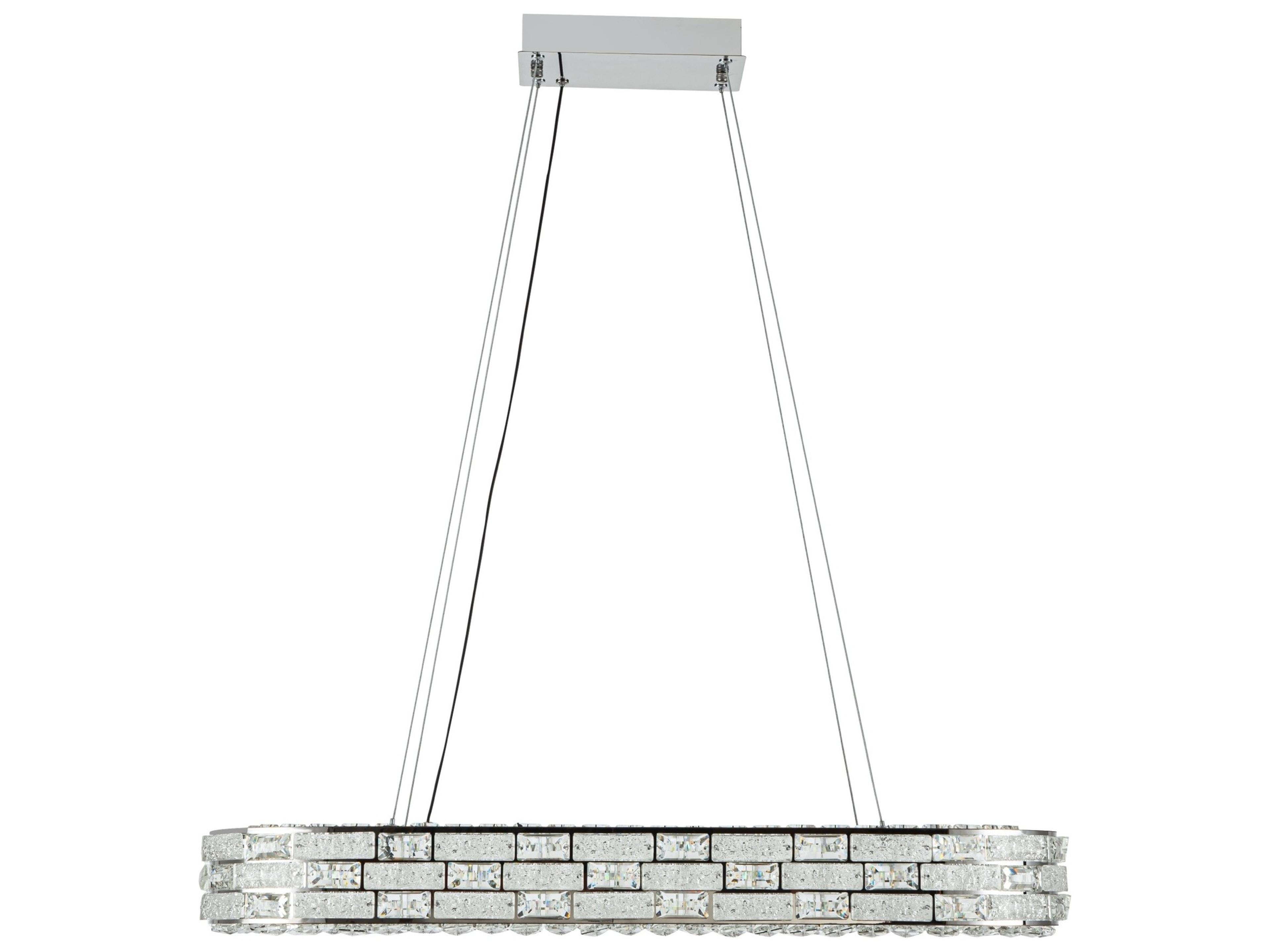 Artcraft Elegance Chrome Linear Island Pendant