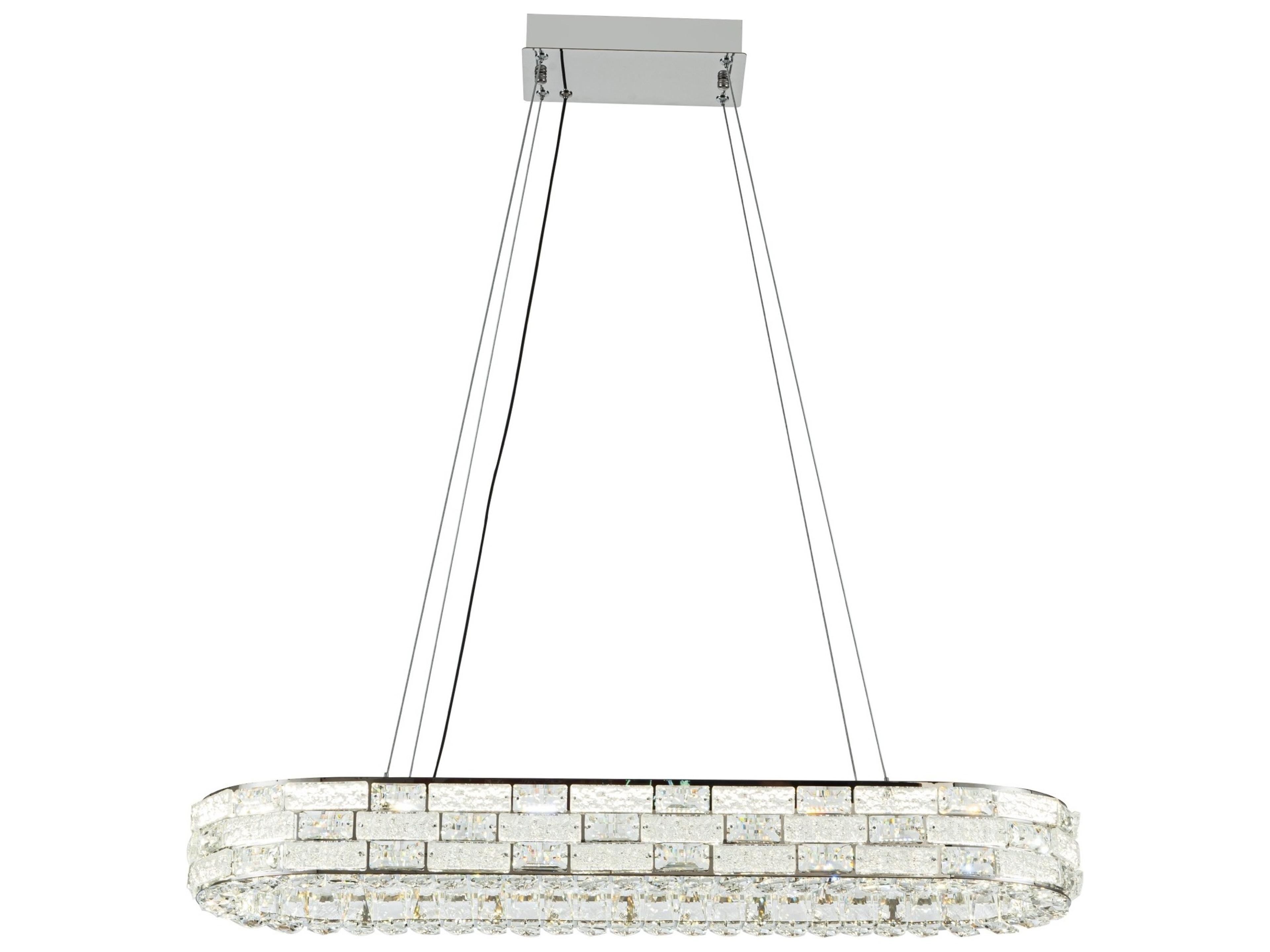 Artcraft Elegance Chrome Linear Island Pendant