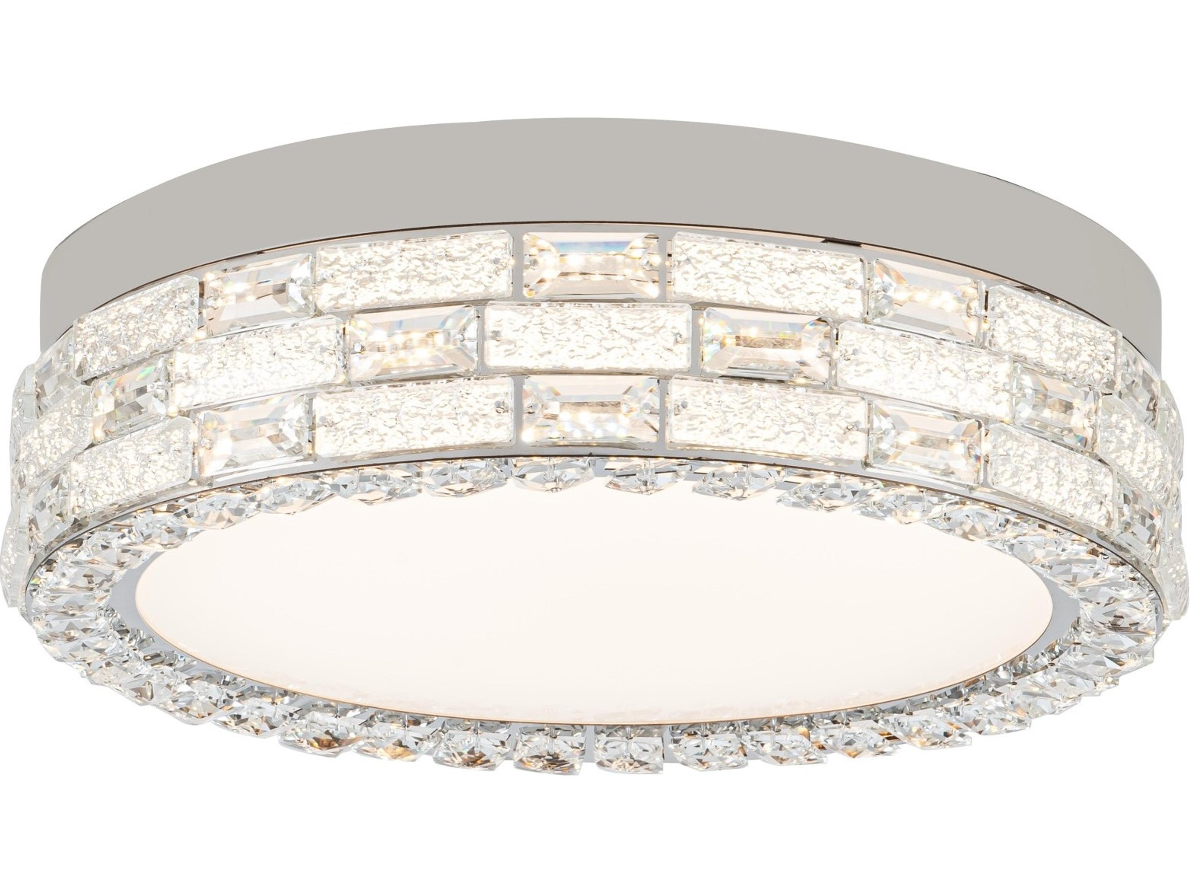 Artcraft Elegance Chrome Flush Mount