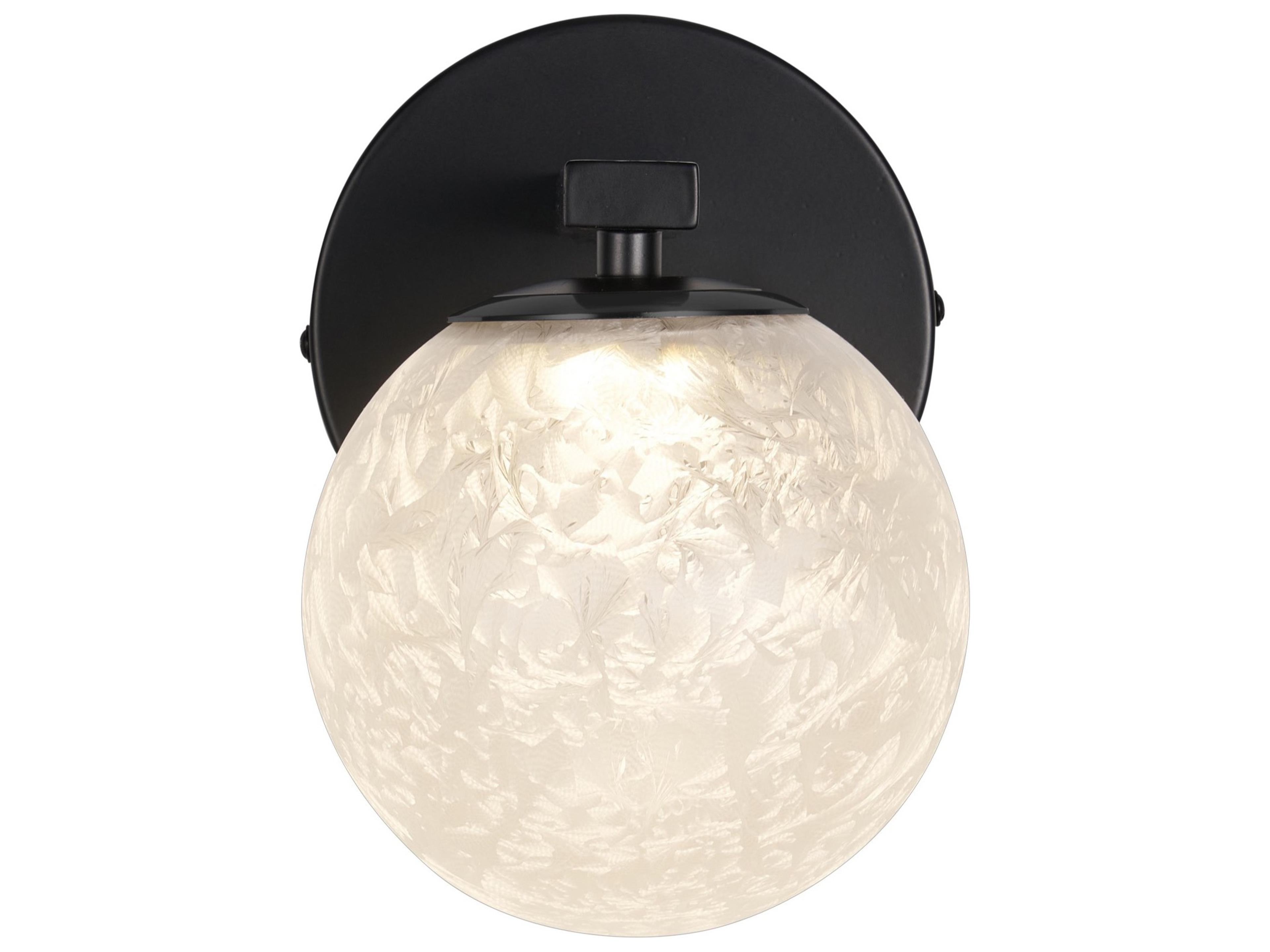 Artcraft Forma 1-Light Black Wall Sconce