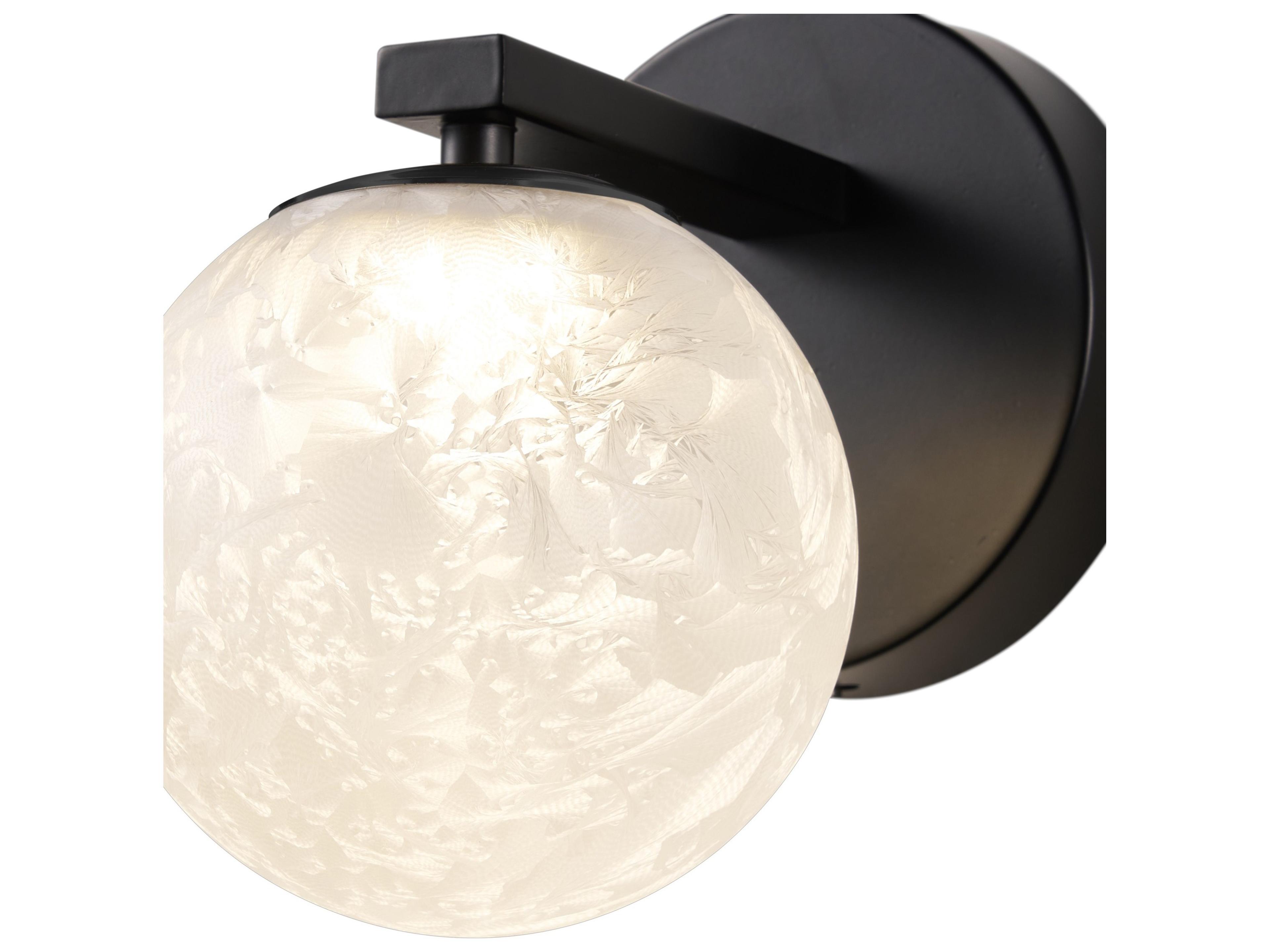 Artcraft Forma 1-Light Black Wall Sconce