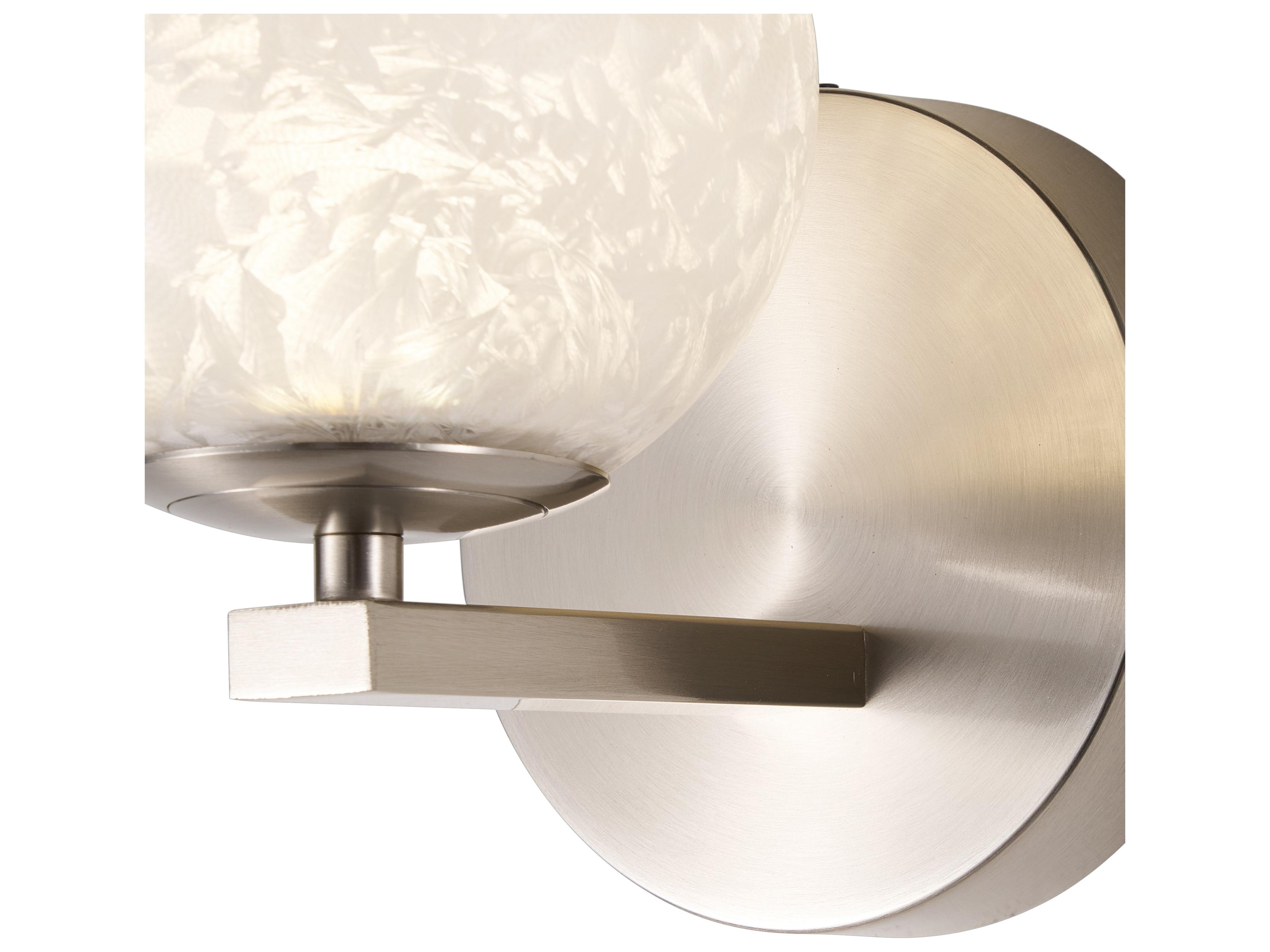 Artcraft Forma 1-Light Brushed Nickel Wall Sconce