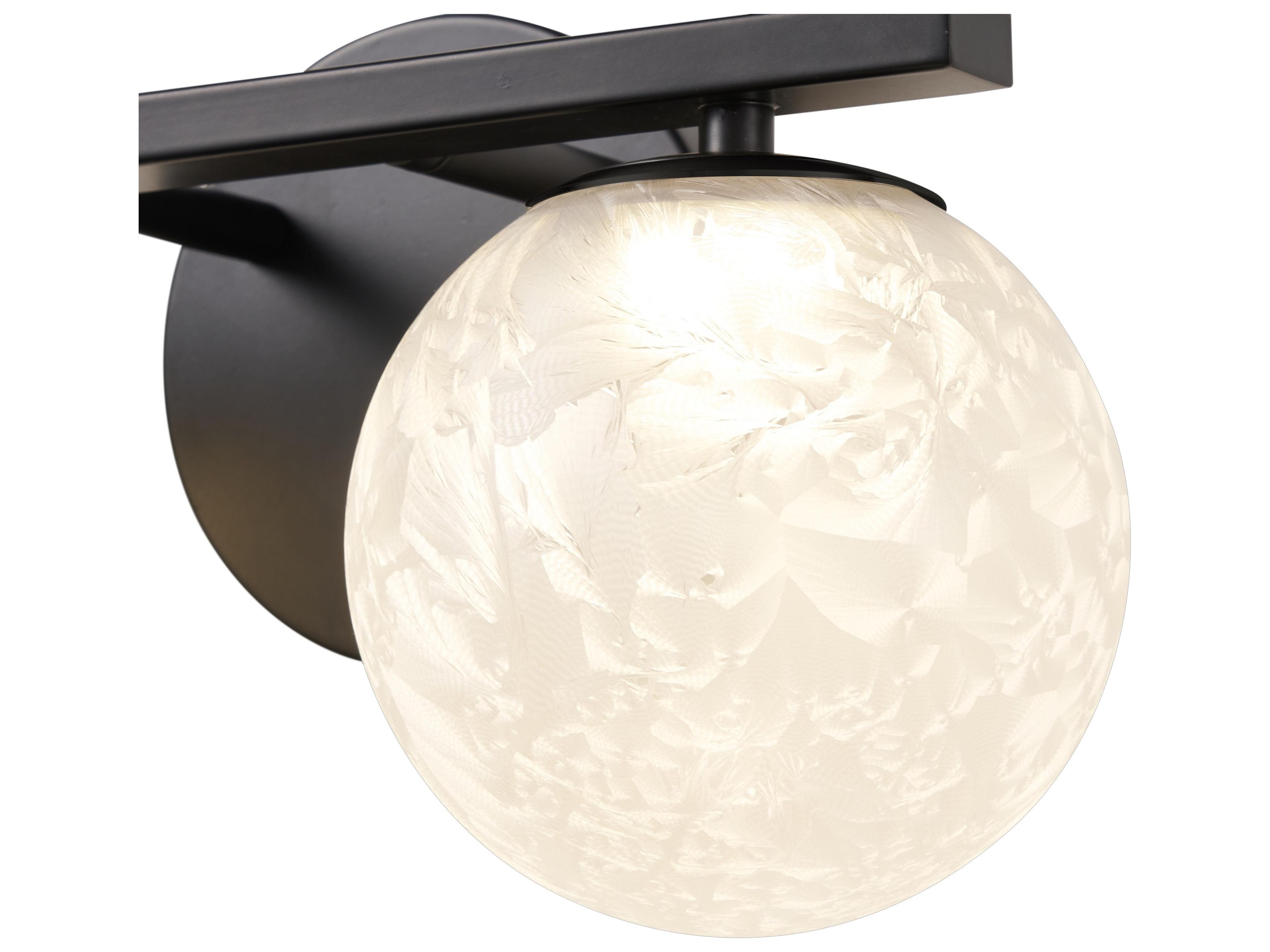 Artcraft Forma 2-Light Black Vanity Light