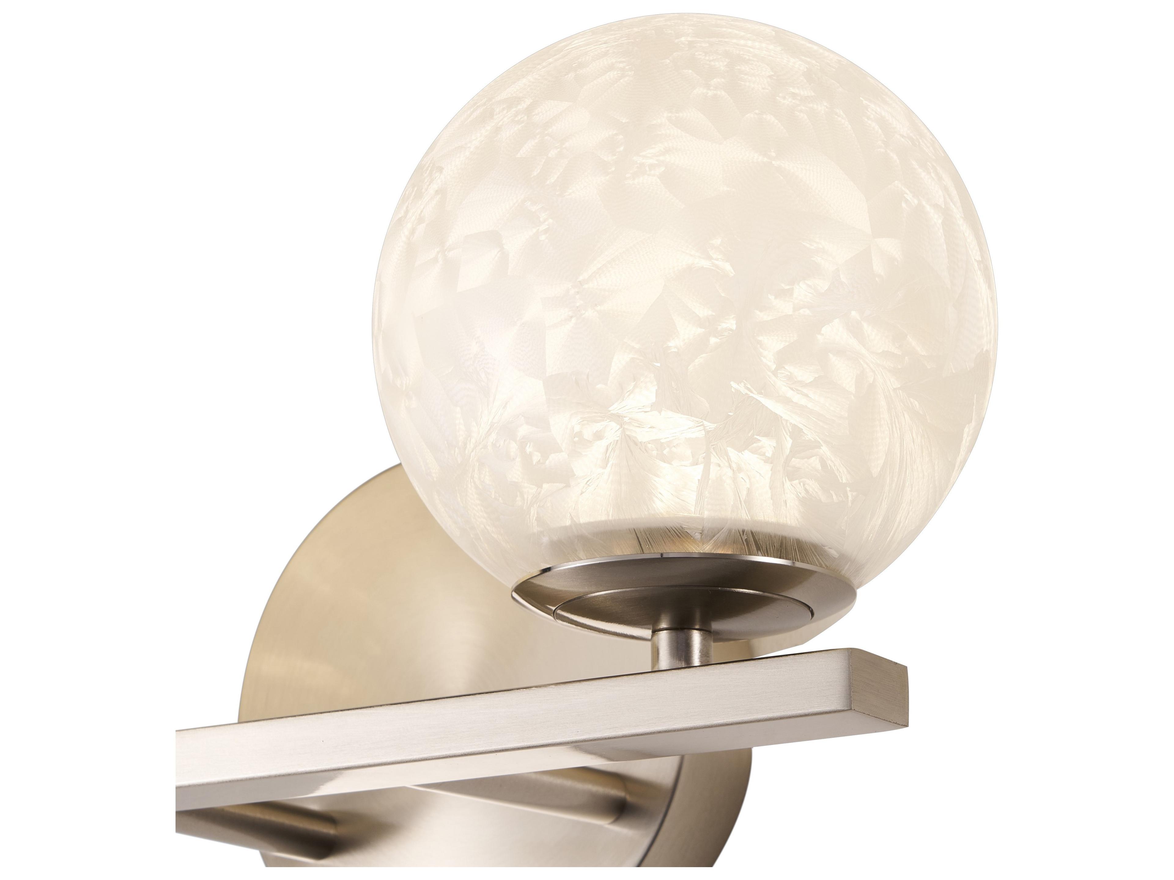 Artcraft Forma 2-Light Brushed Nickel Vanity Light