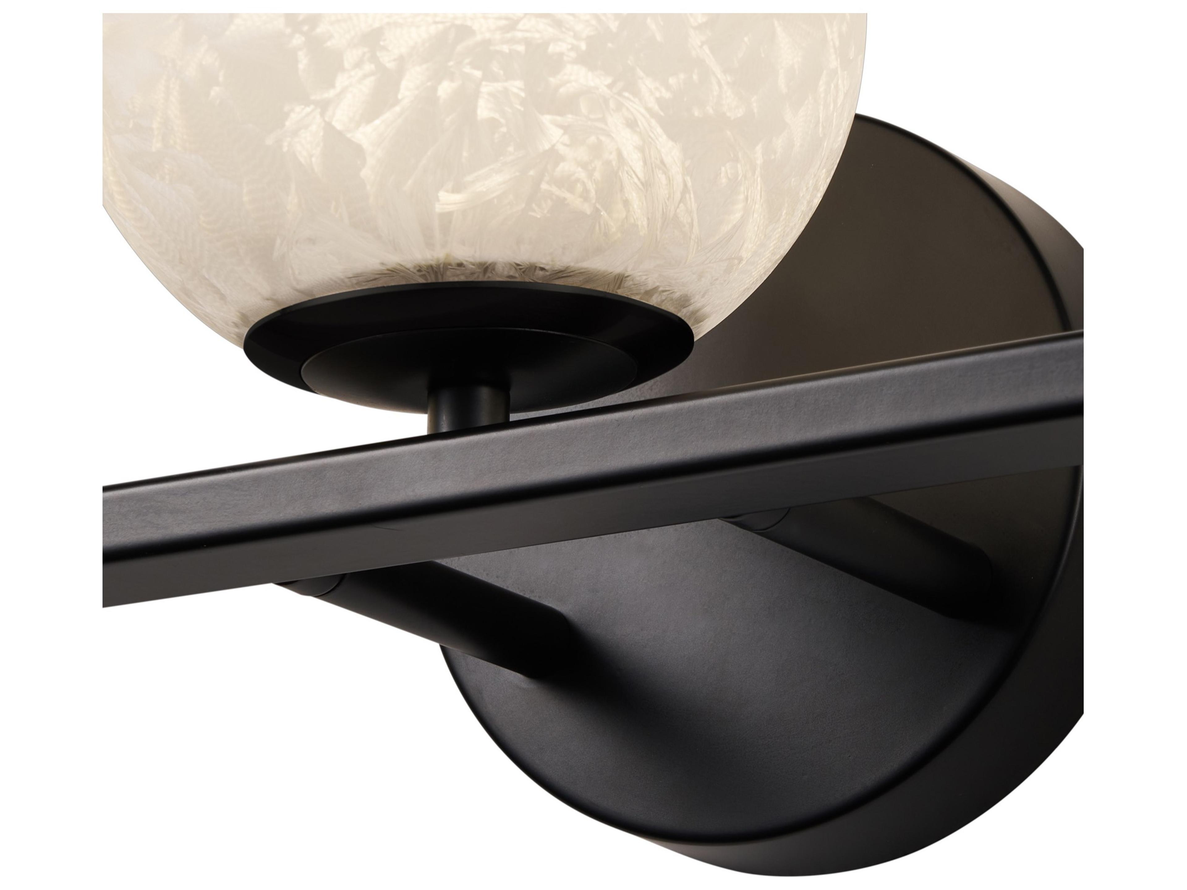 Artcraft Forma 3-Light Black Vanity Light