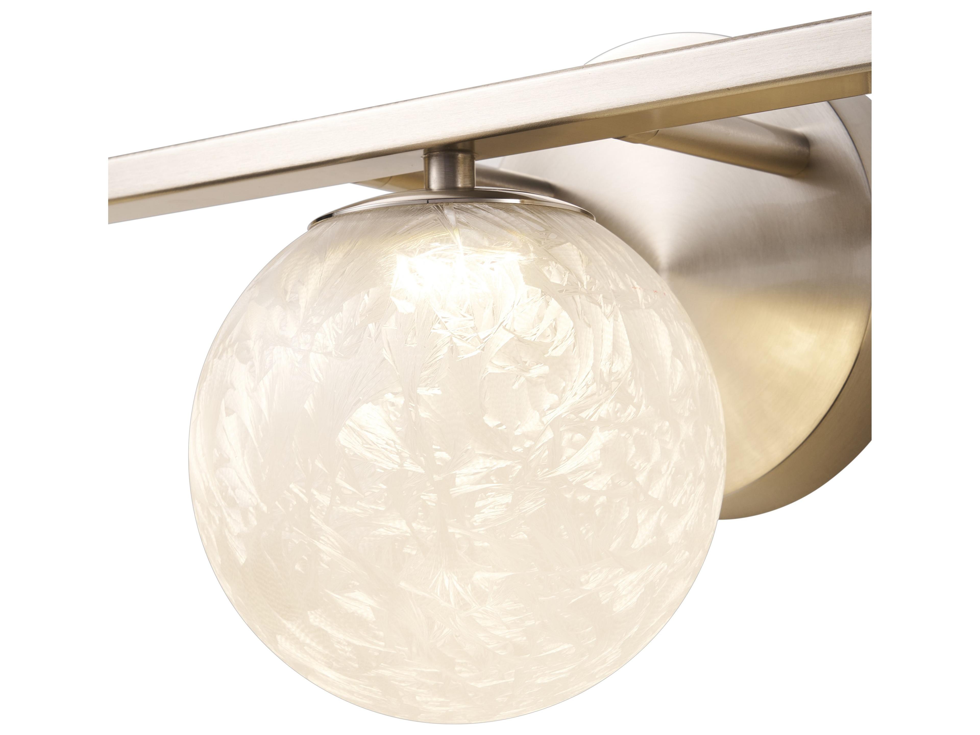 Artcraft Forma 3-Light Brushed Nickel Vanity Light