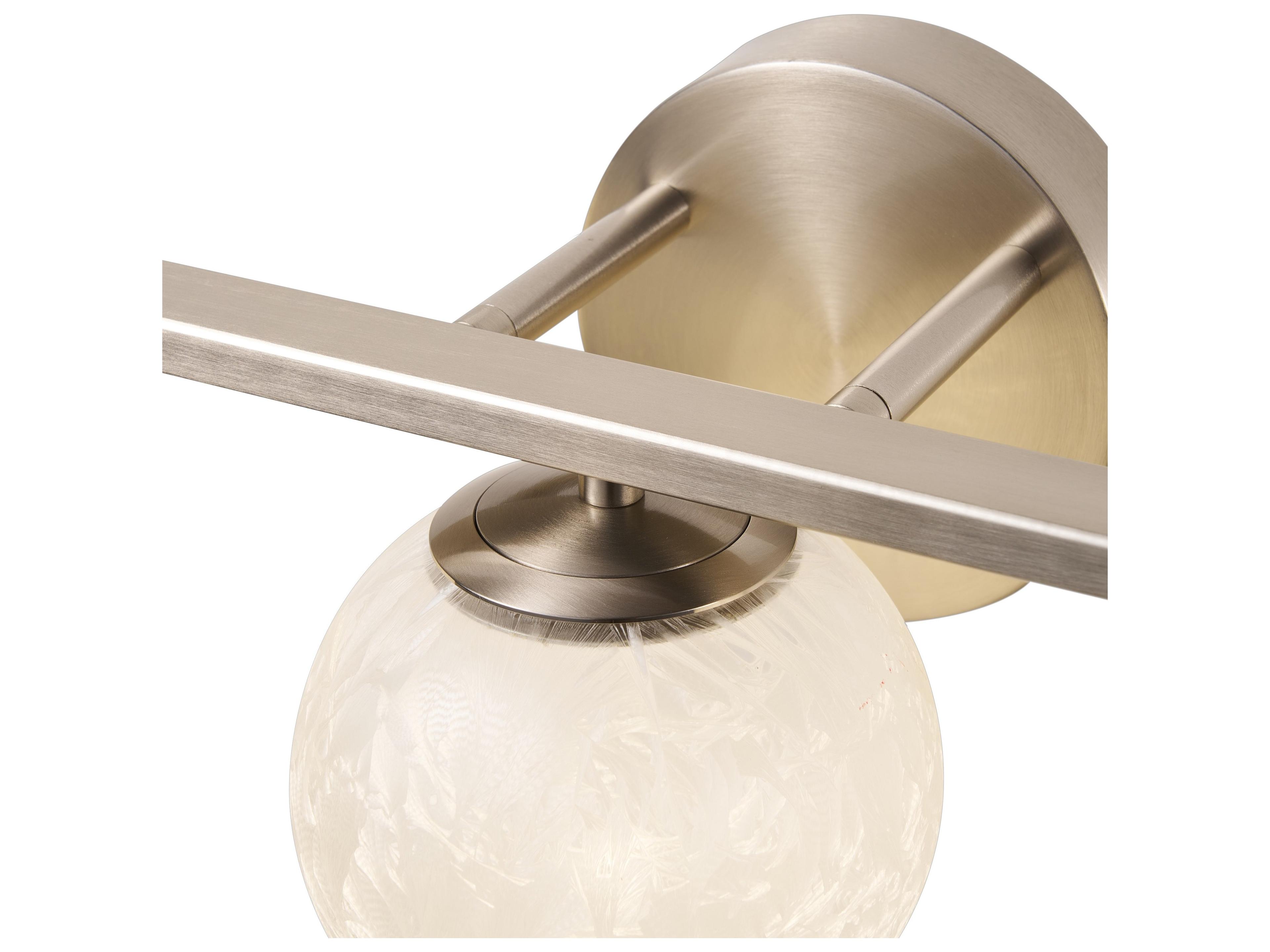 Artcraft Forma 3-Light Brushed Nickel Vanity Light