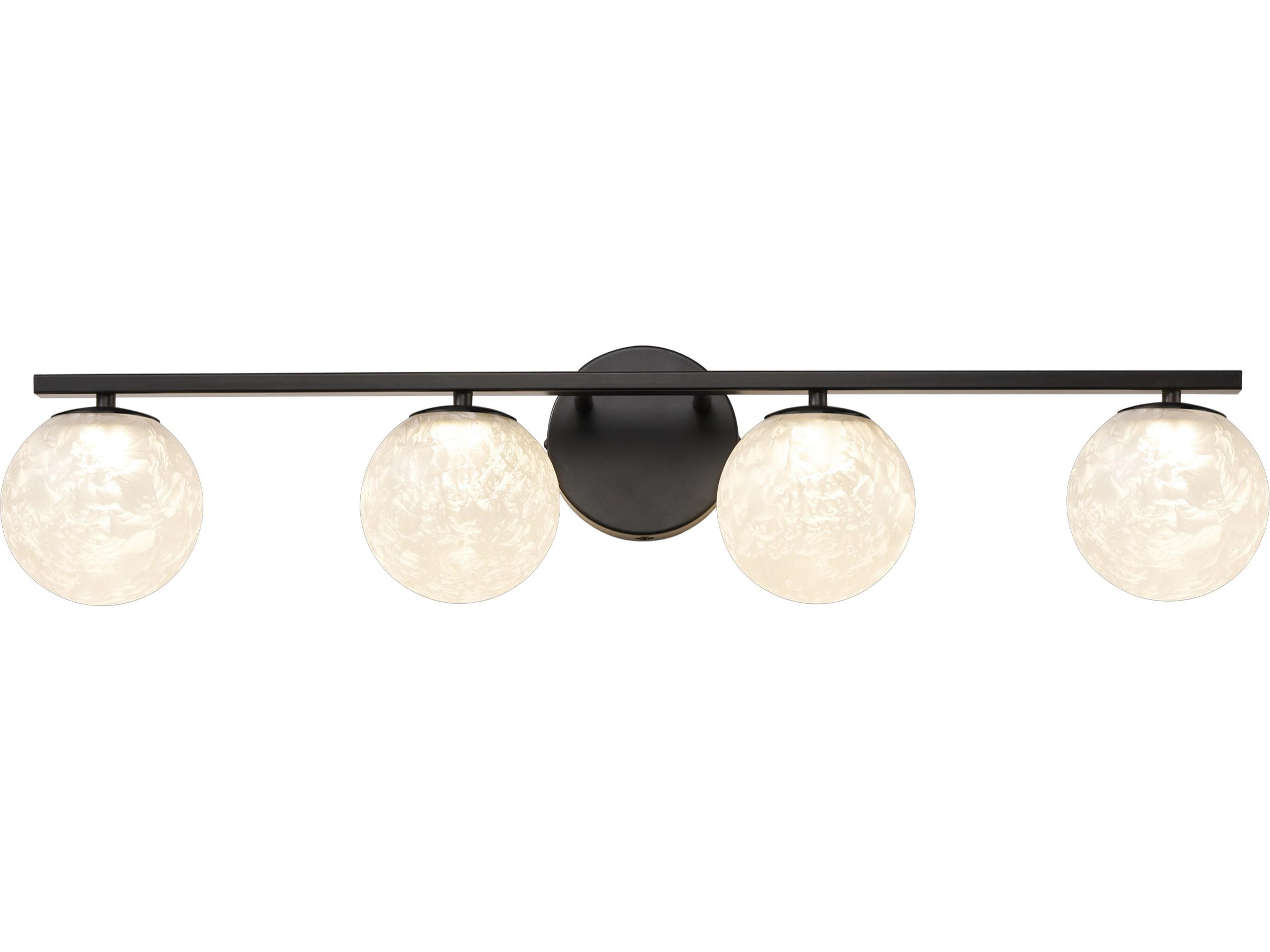 Forma LED Vanity Light in Black