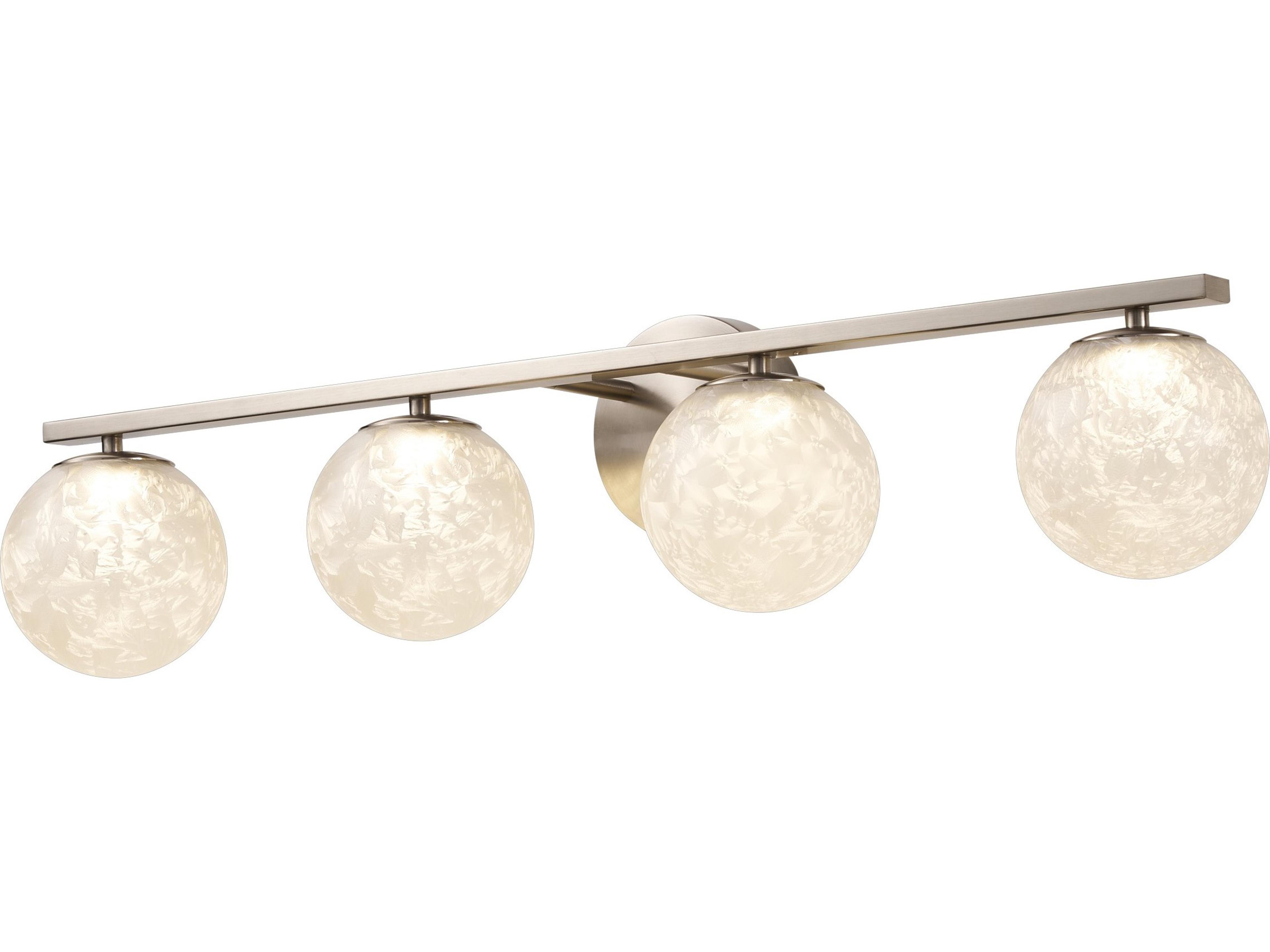 Artcraft Forma 4-Light Brushed Nickel Vanity Light