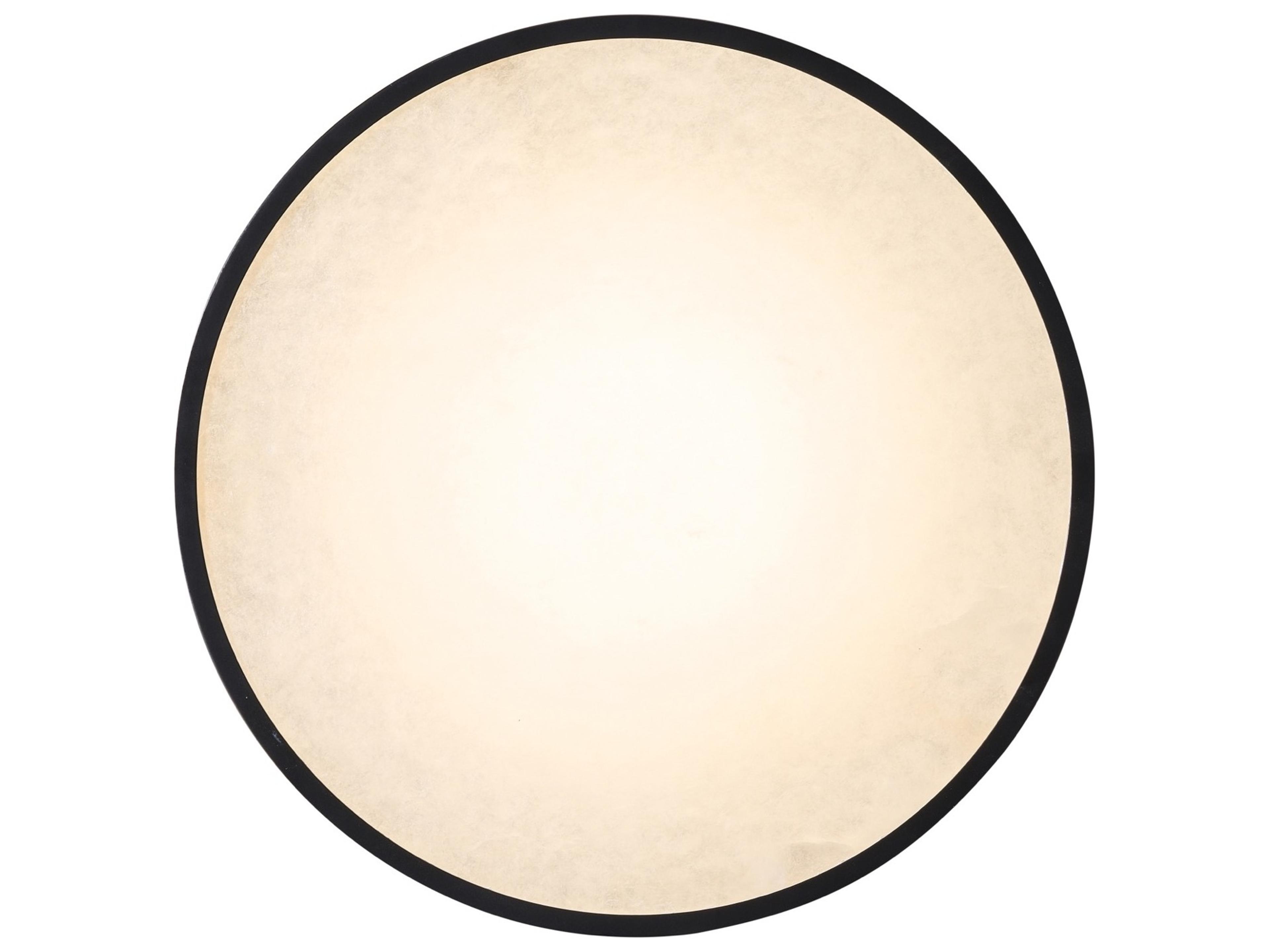 Artcraft Dax Black Brass Flush Mount