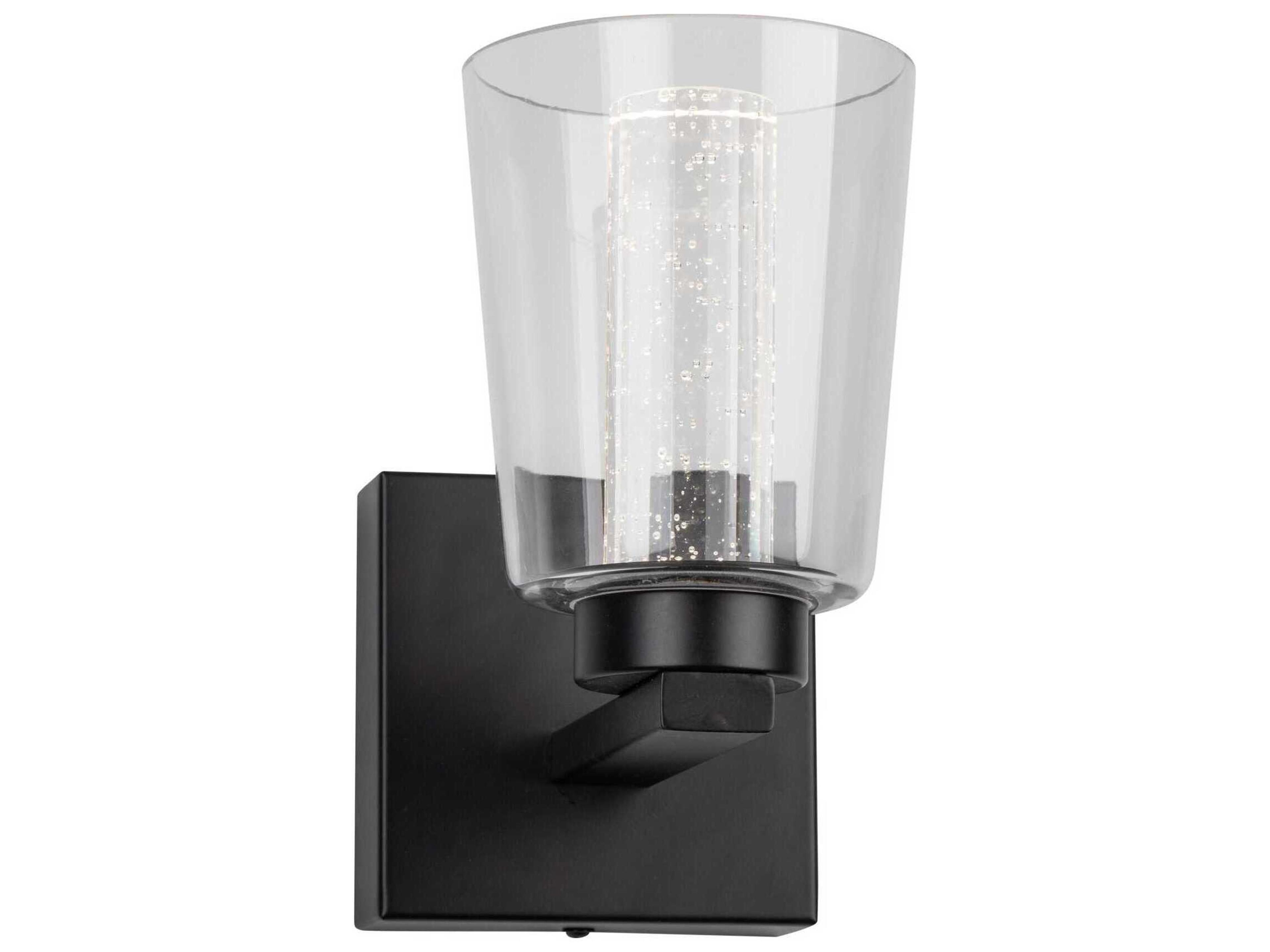 Artcraft Dalton 1-Light Black Wall Sconce