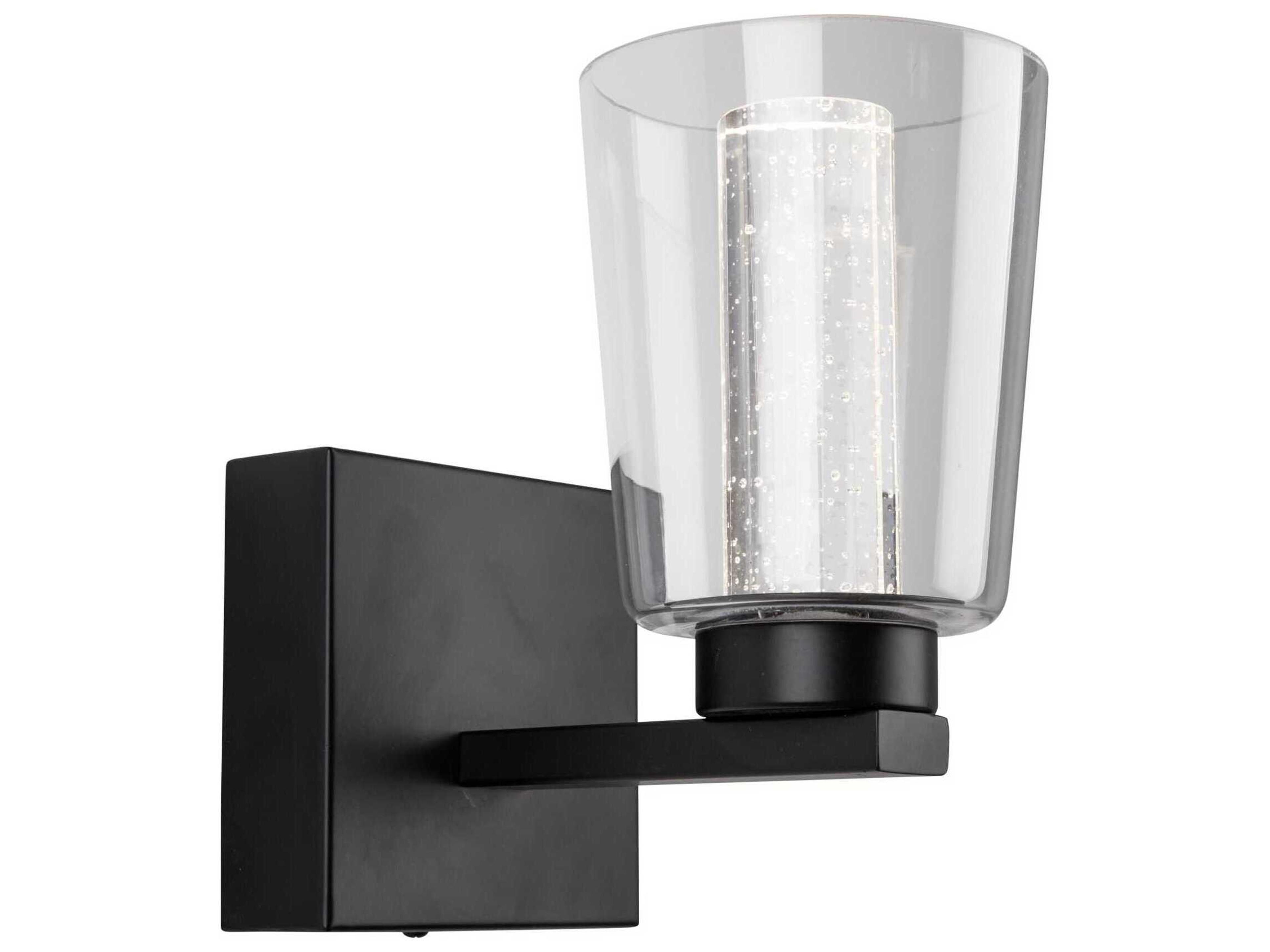 Artcraft Dalton 1-Light Black Wall Sconce