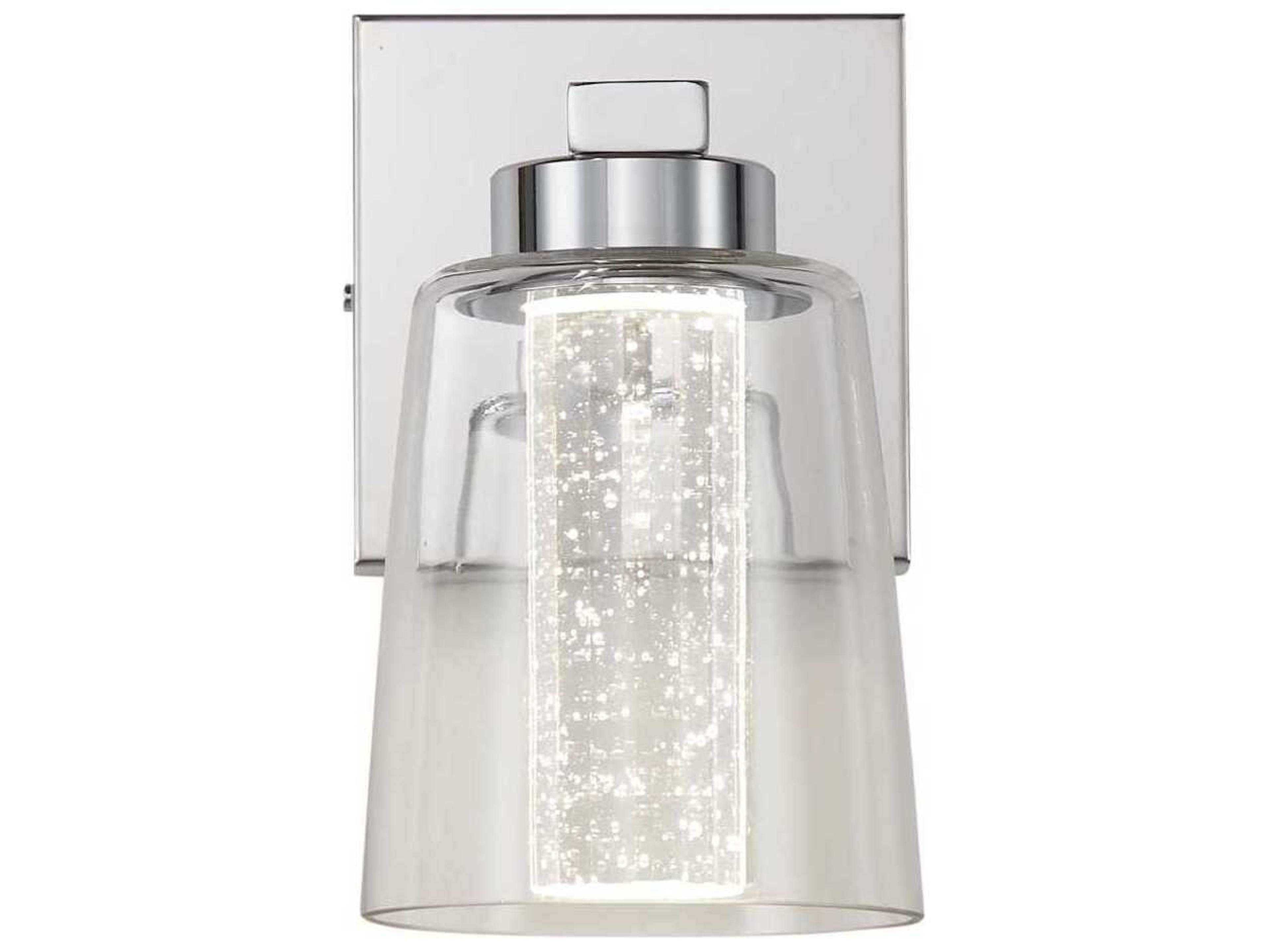 Artcraft Dalton 1-Light Chrome Wall Sconce