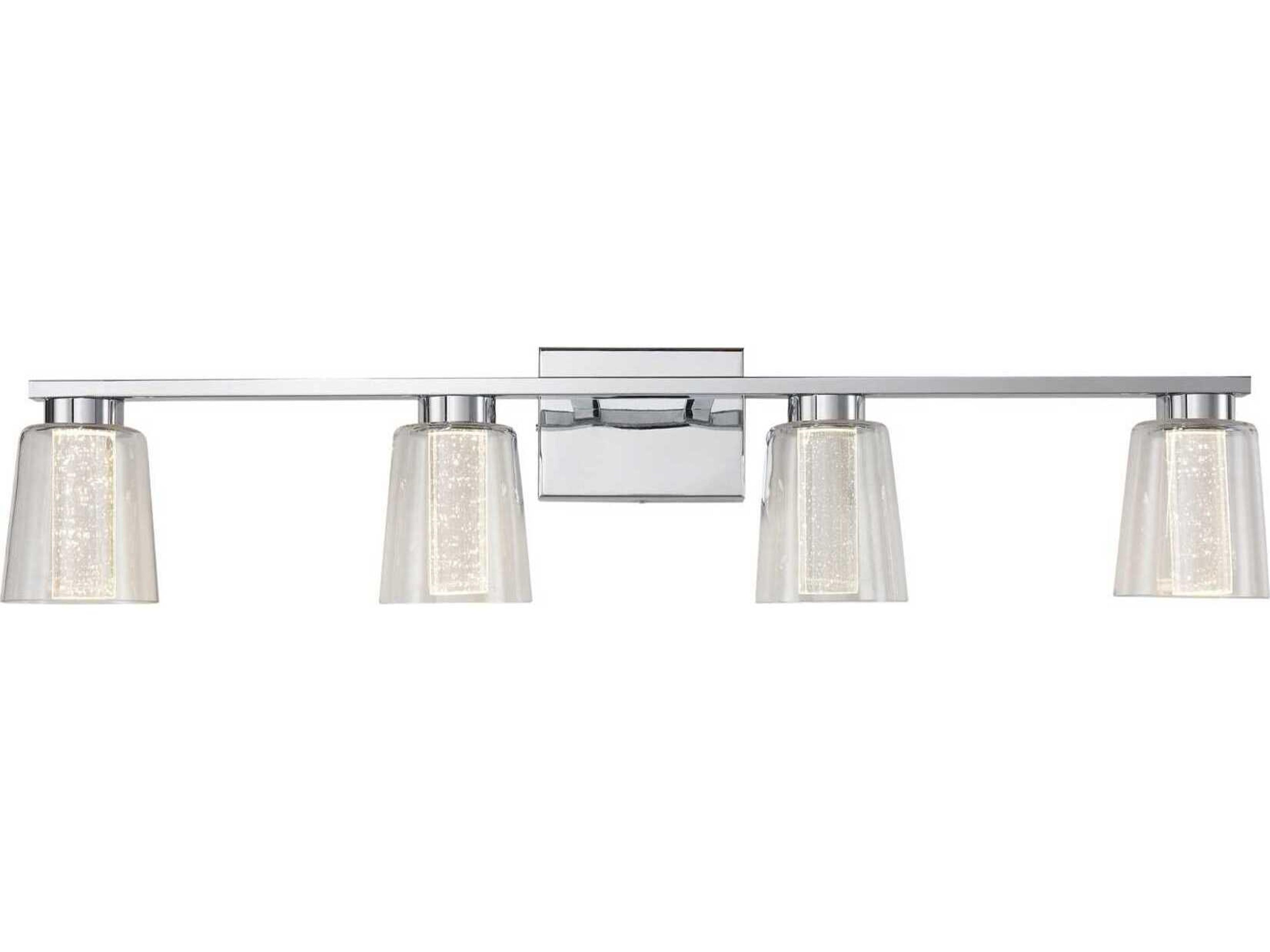 Artcraft Dalton 4-Light Chrome Vanity Light