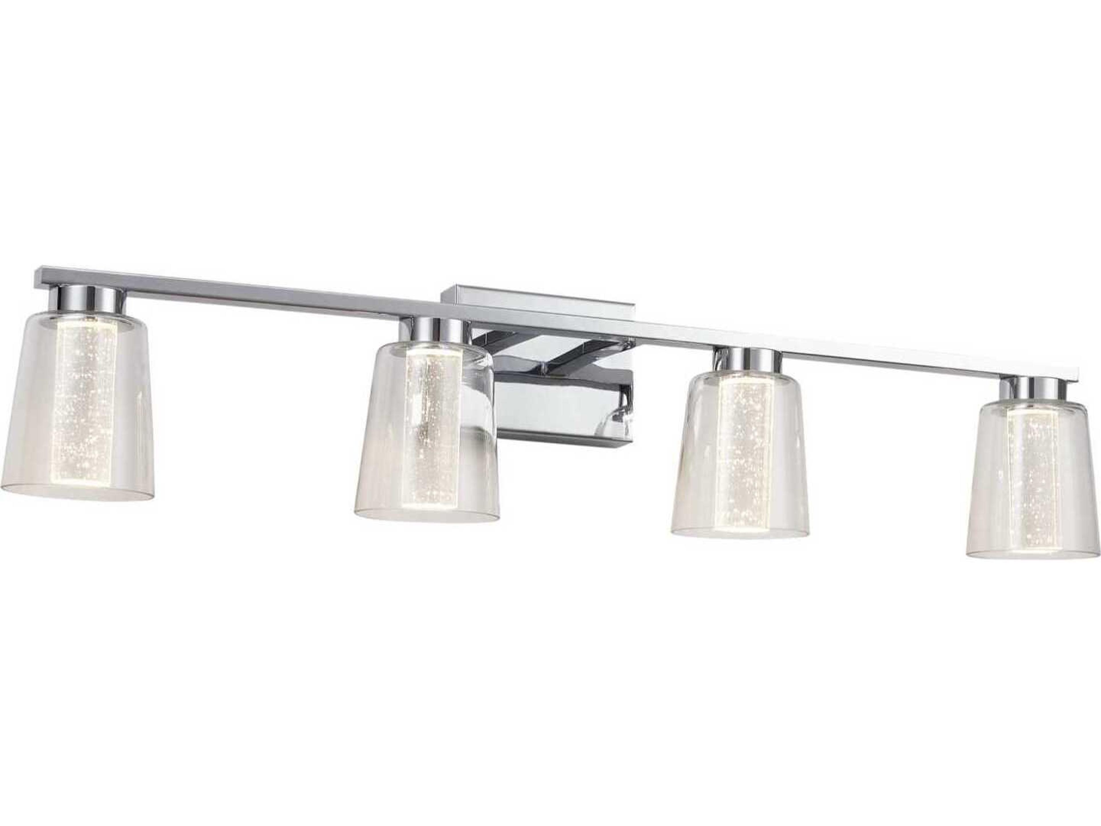 Artcraft Dalton 4-Light Chrome Vanity Light