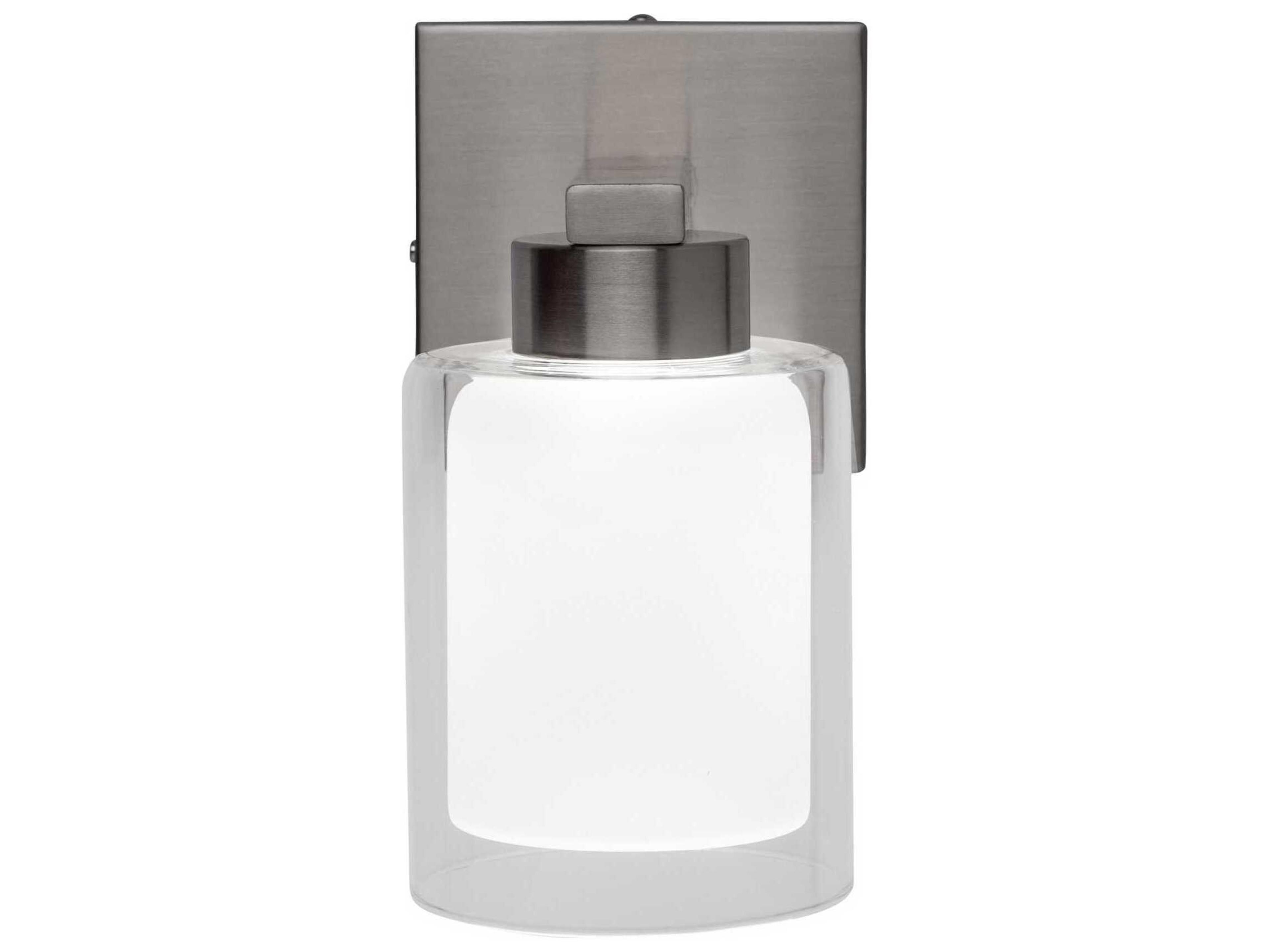 Artcraft Saville 1-Light Brushed Nickel Wall Sconce