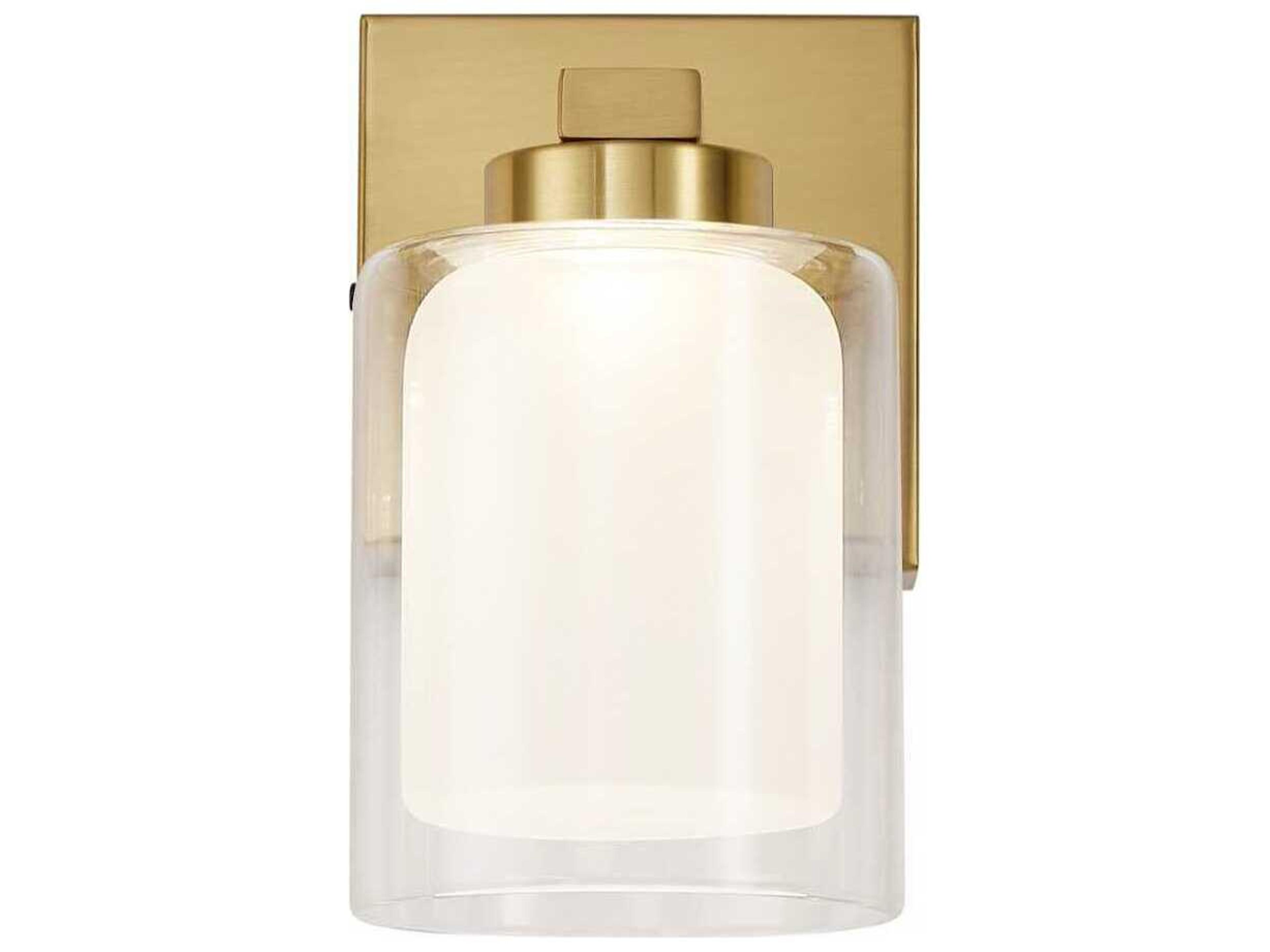 Artcraft Saville 1-Light Brass Wall Sconce