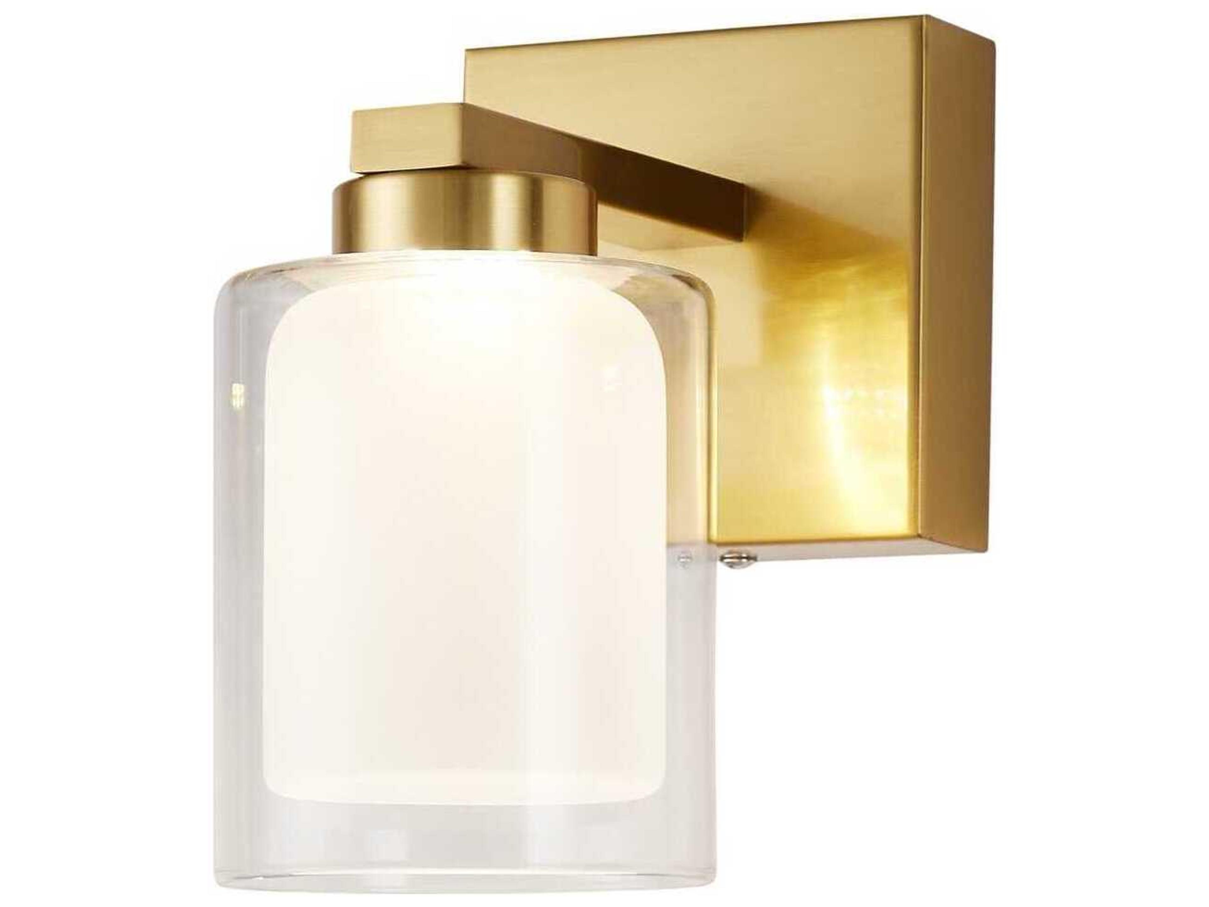 Artcraft Saville 1-Light Brass Wall Sconce
