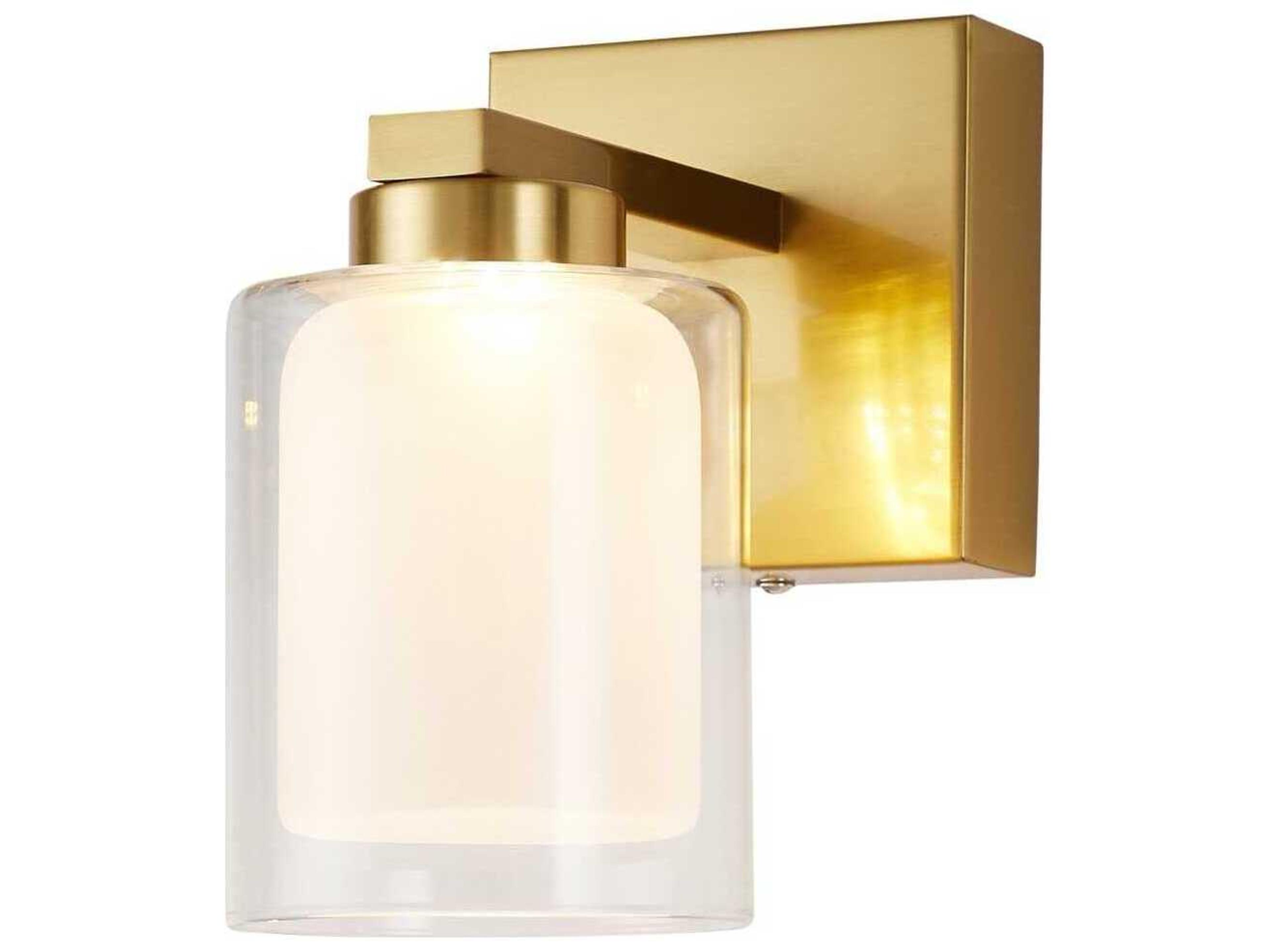 Artcraft Saville 1-Light Brass Wall Sconce