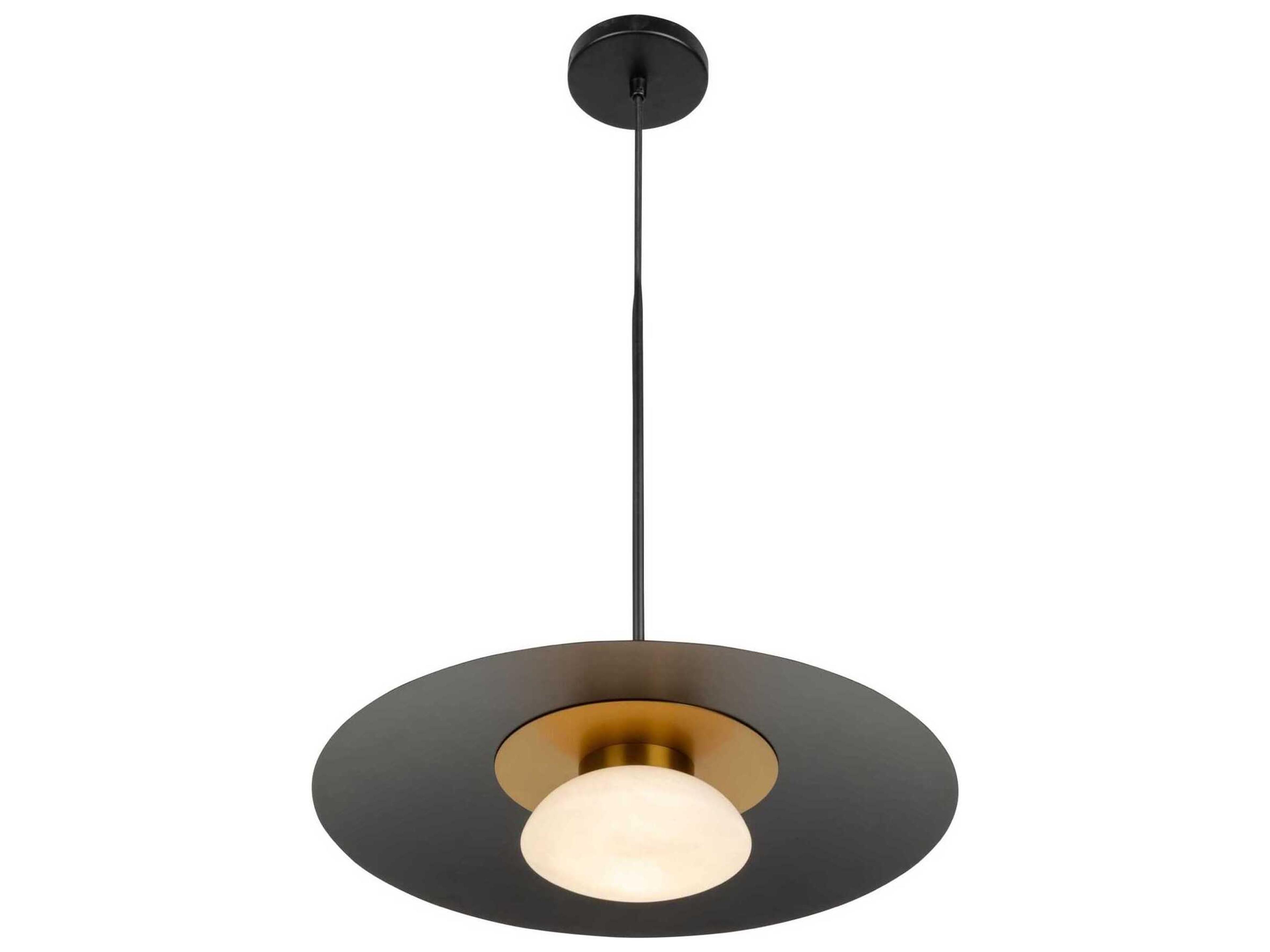 Artcraft Camila 1-Light Black Pendant