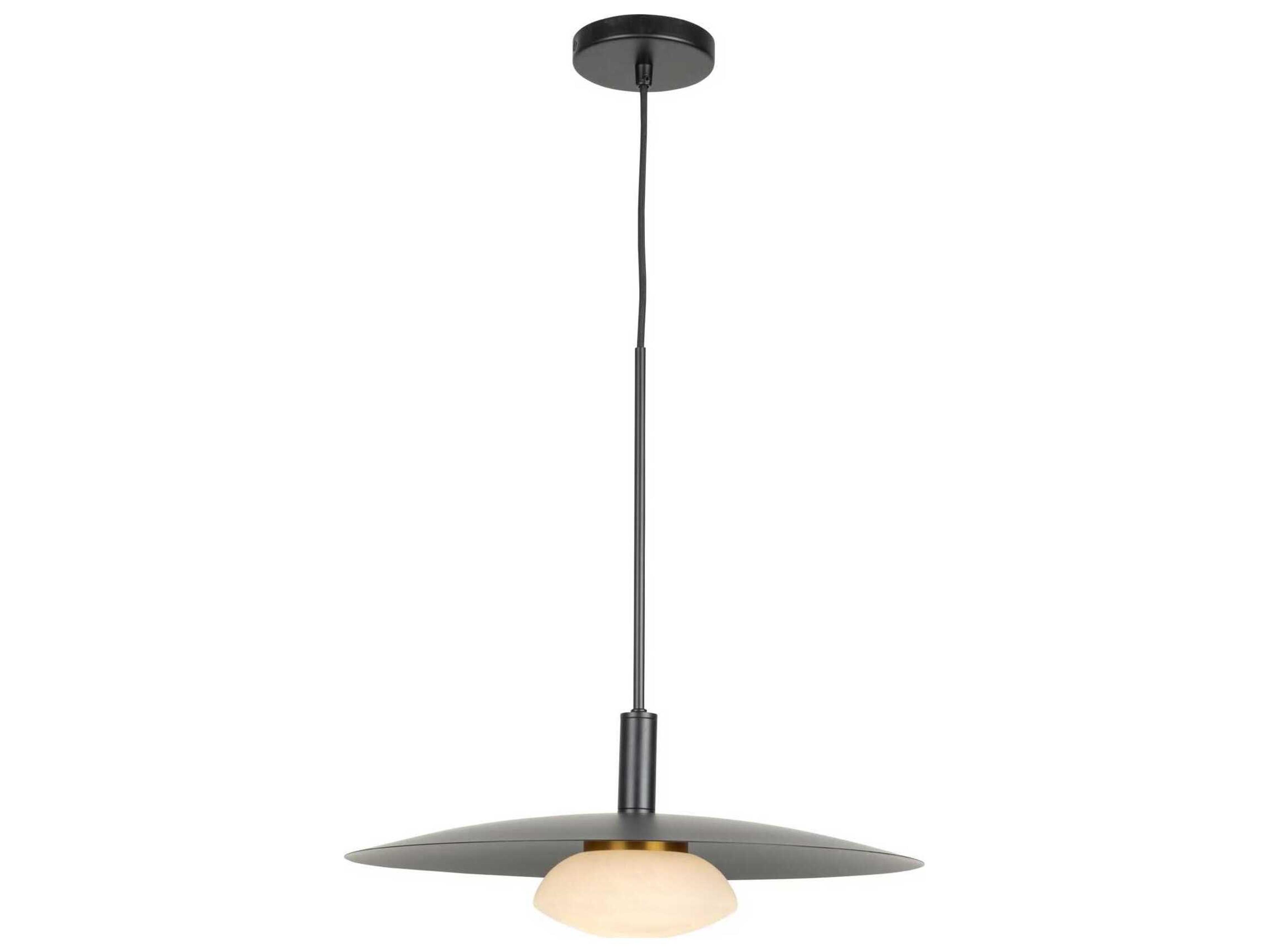 Artcraft Camila 1-Light Black Pendant