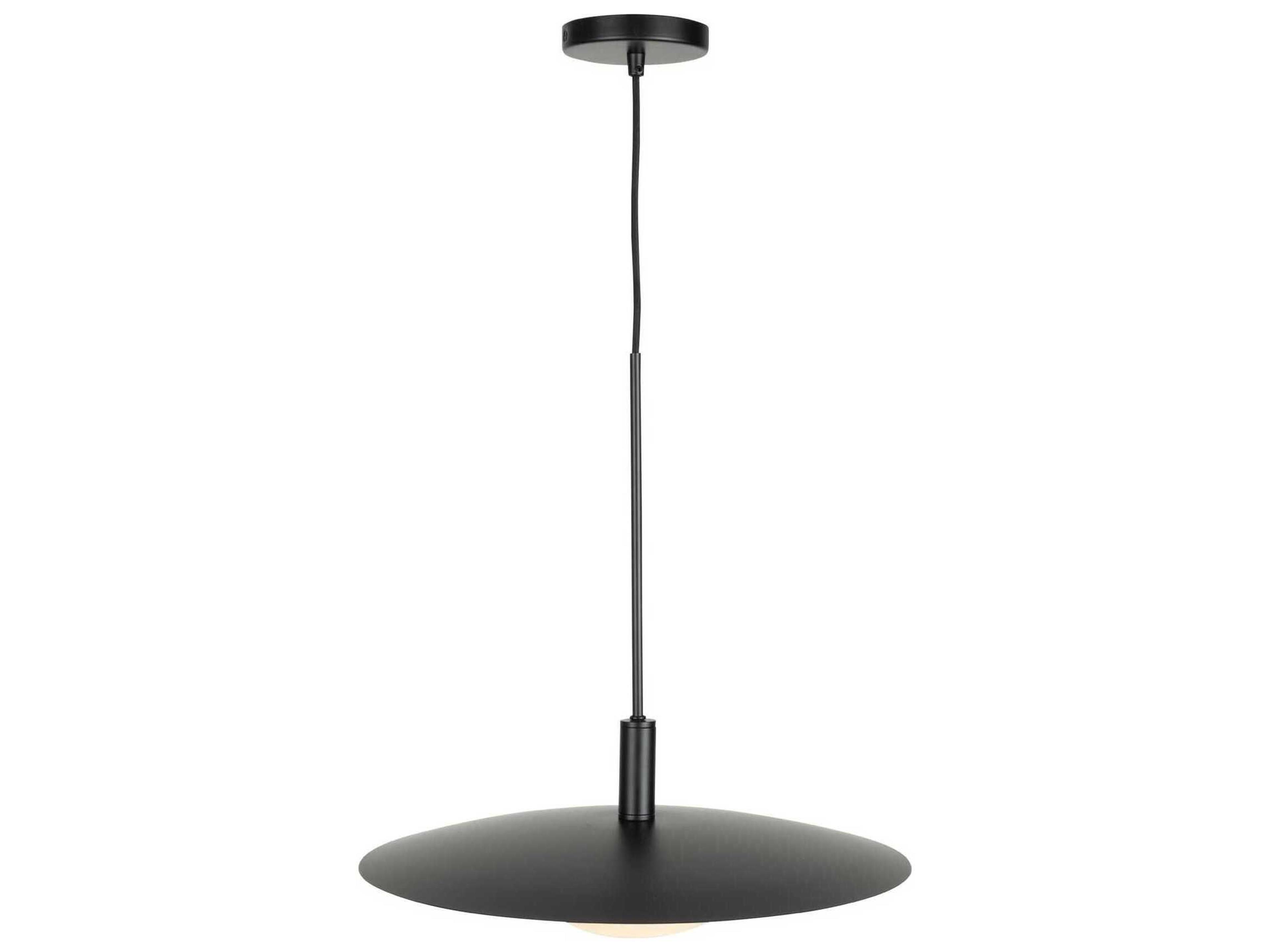 Artcraft Camila 1-Light Black Pendant