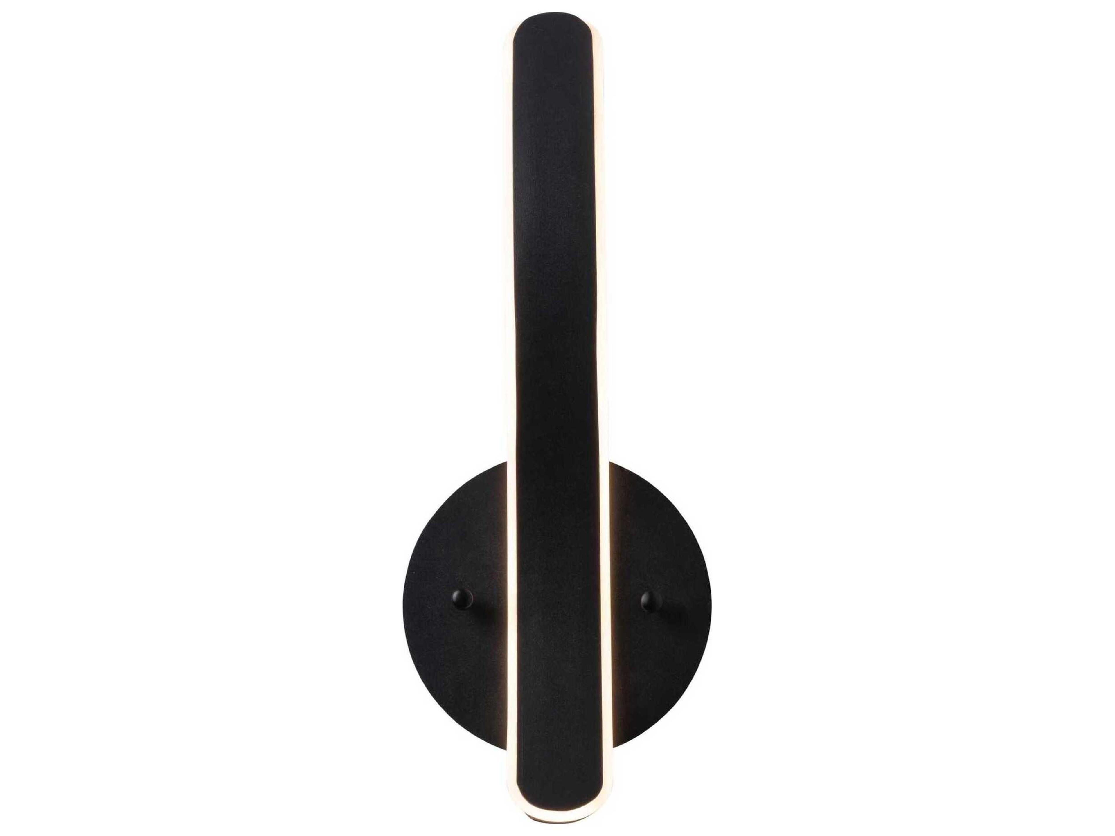 Artcraft Sirius Black LED Wall Sconce