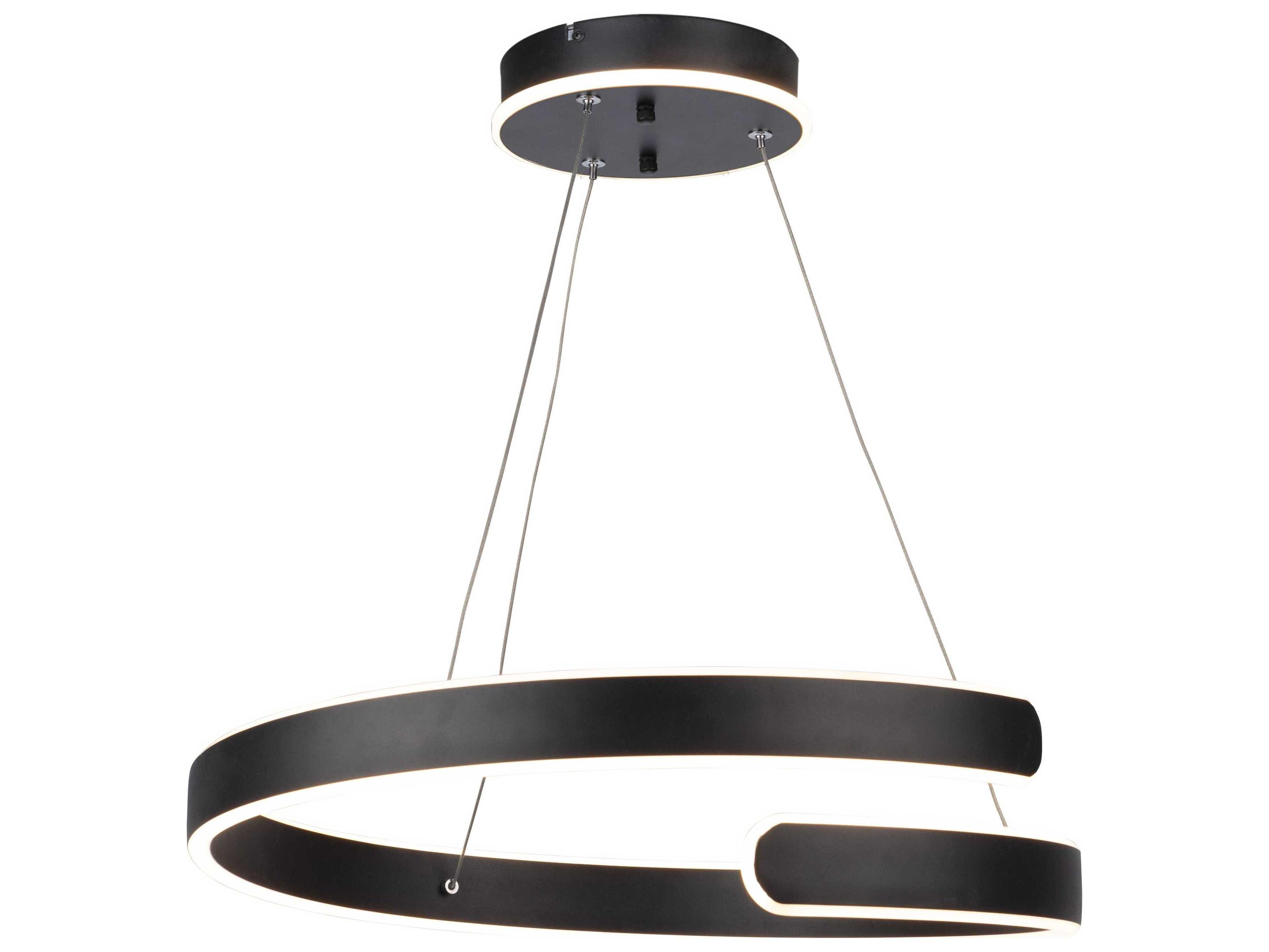Artcraft Sirius Black LED Pendant