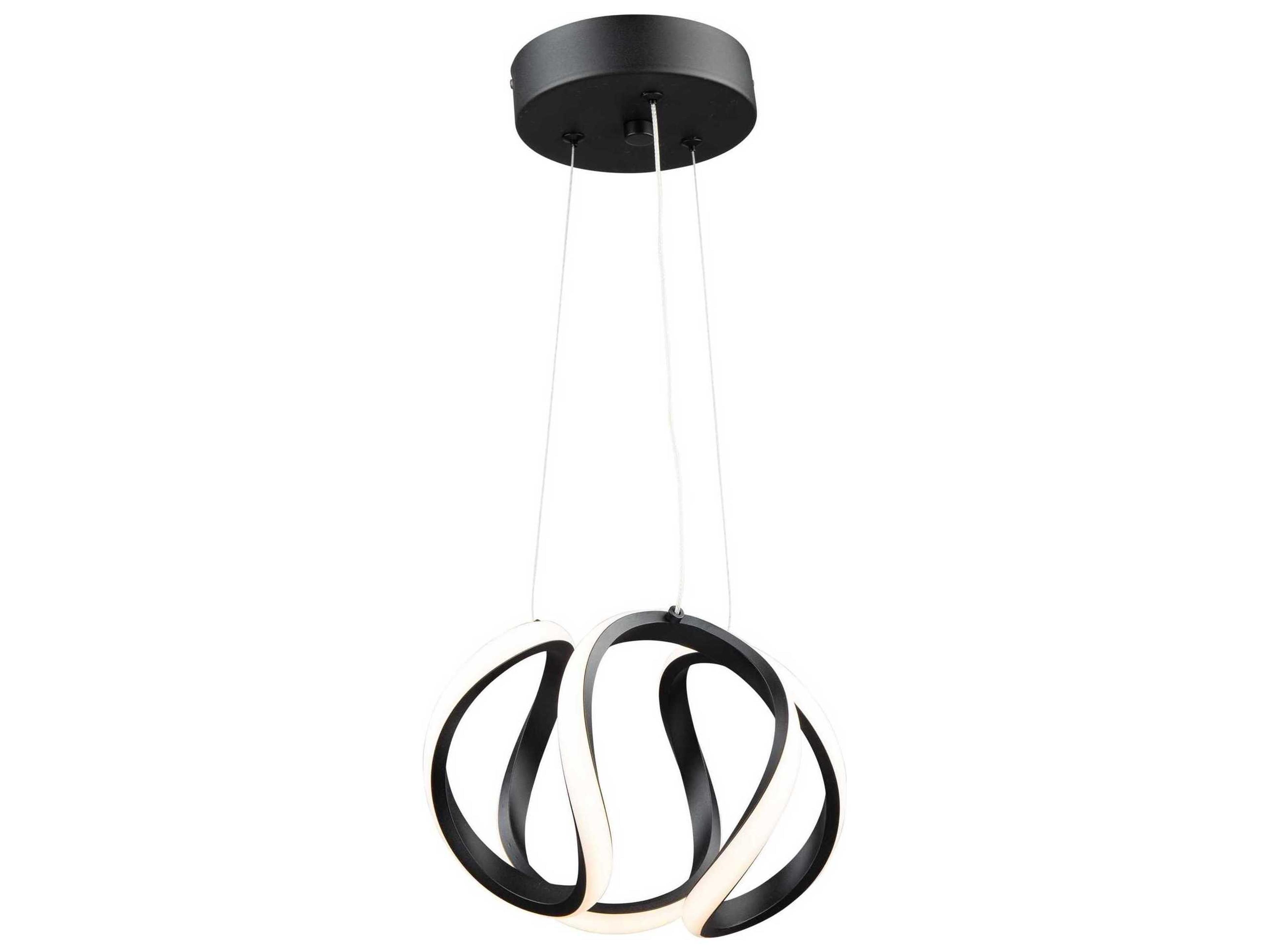 Mira LED Mini Pendant in Black
