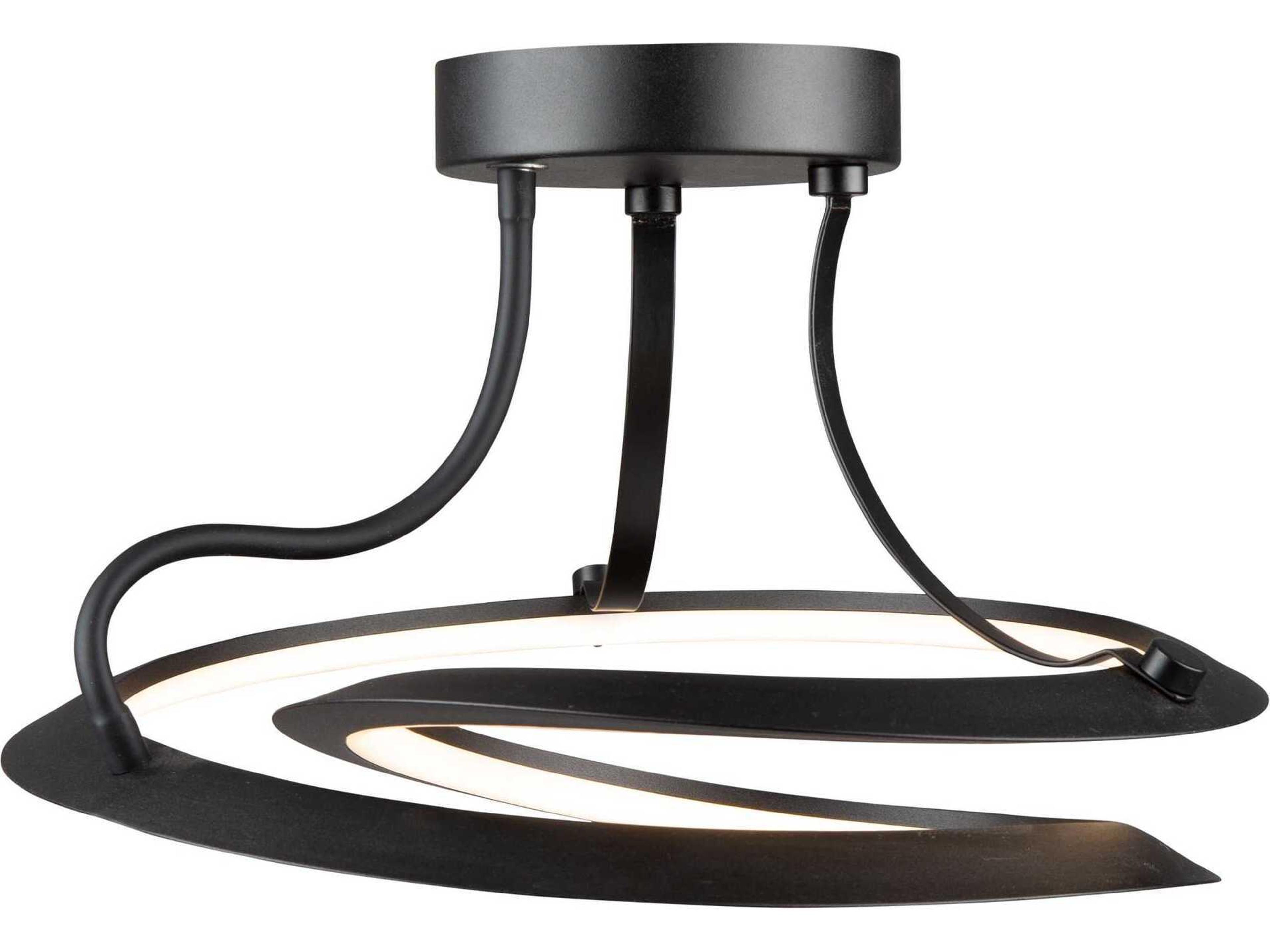 Ara LED Semi-Flush Mount Modern Ceiling Light