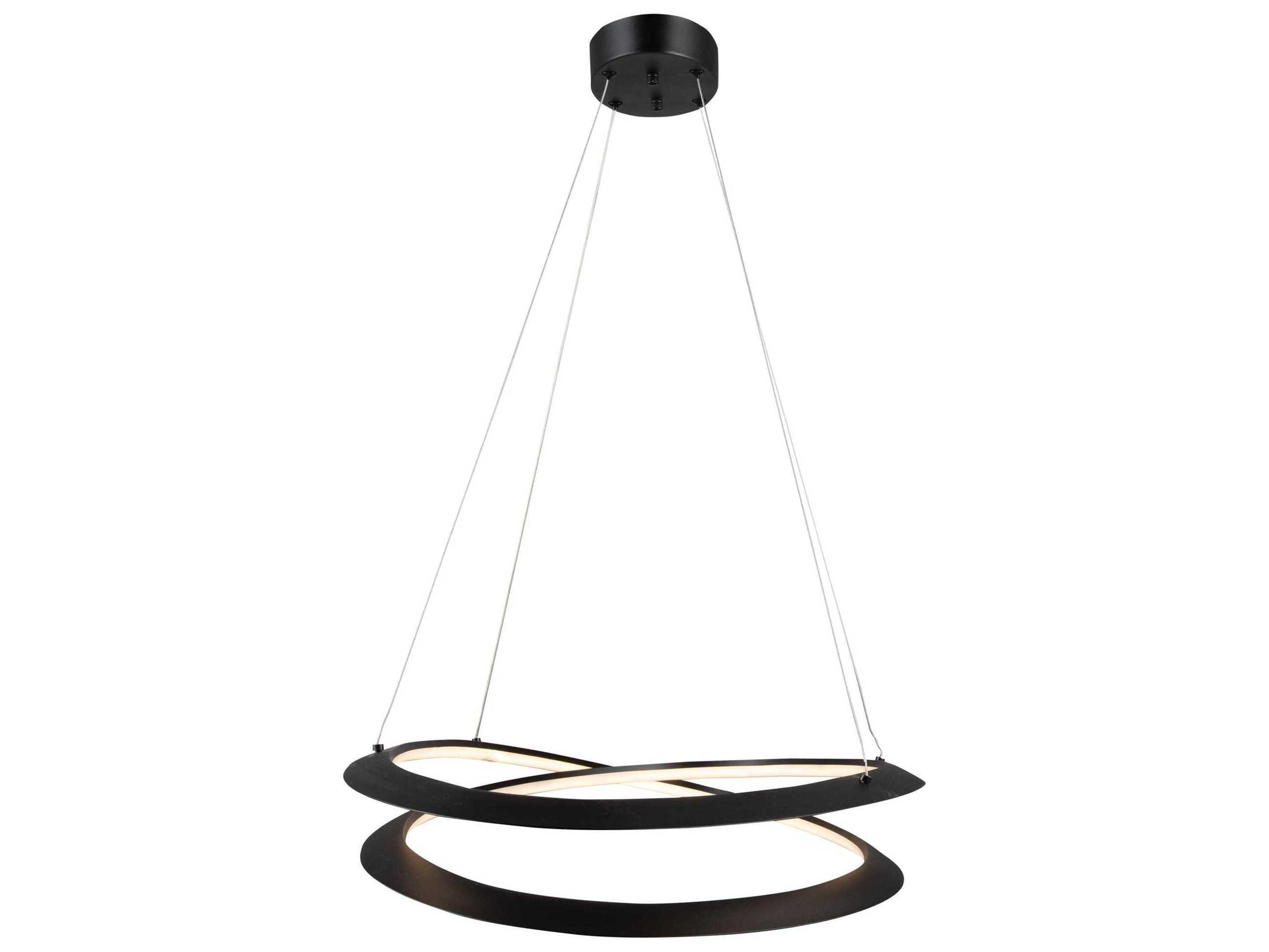 Artcraft Ara Black LED Island Pendant