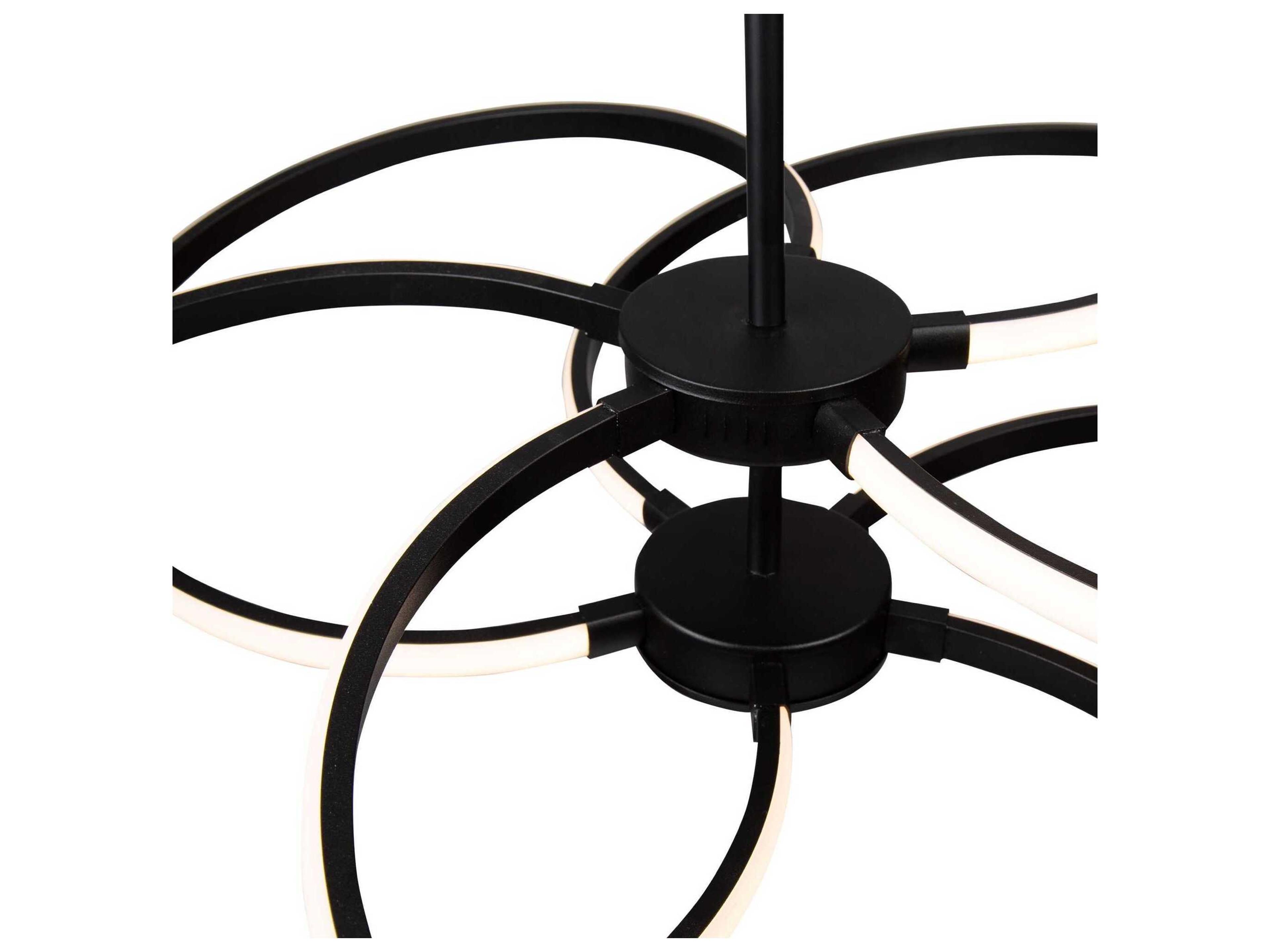 Artcraft Equinox Black LED Pendant