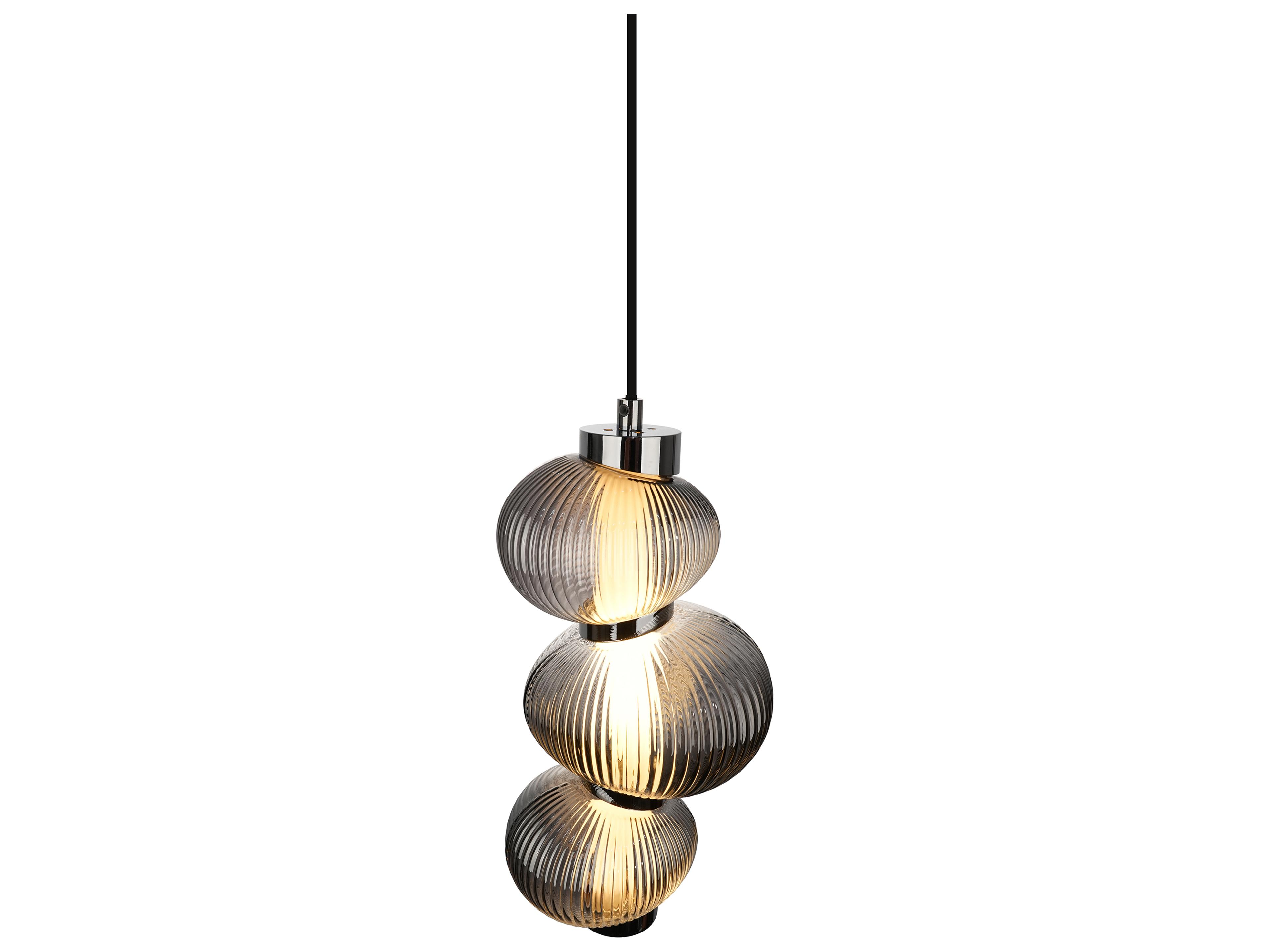 Artcraft Ariel 1-Light Chrome Mini Pendant