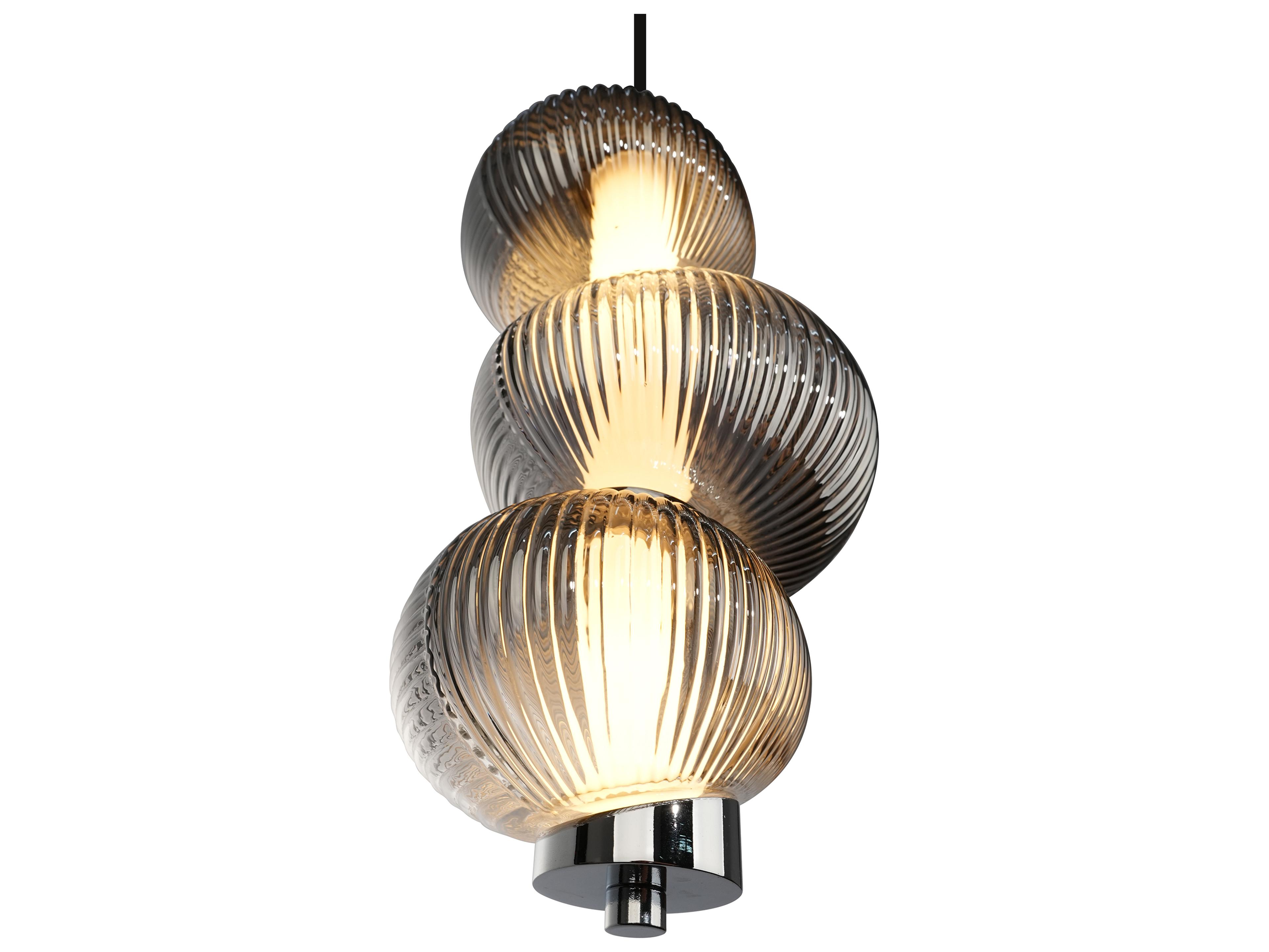 Artcraft Ariel 1-Light Chrome Mini Pendant