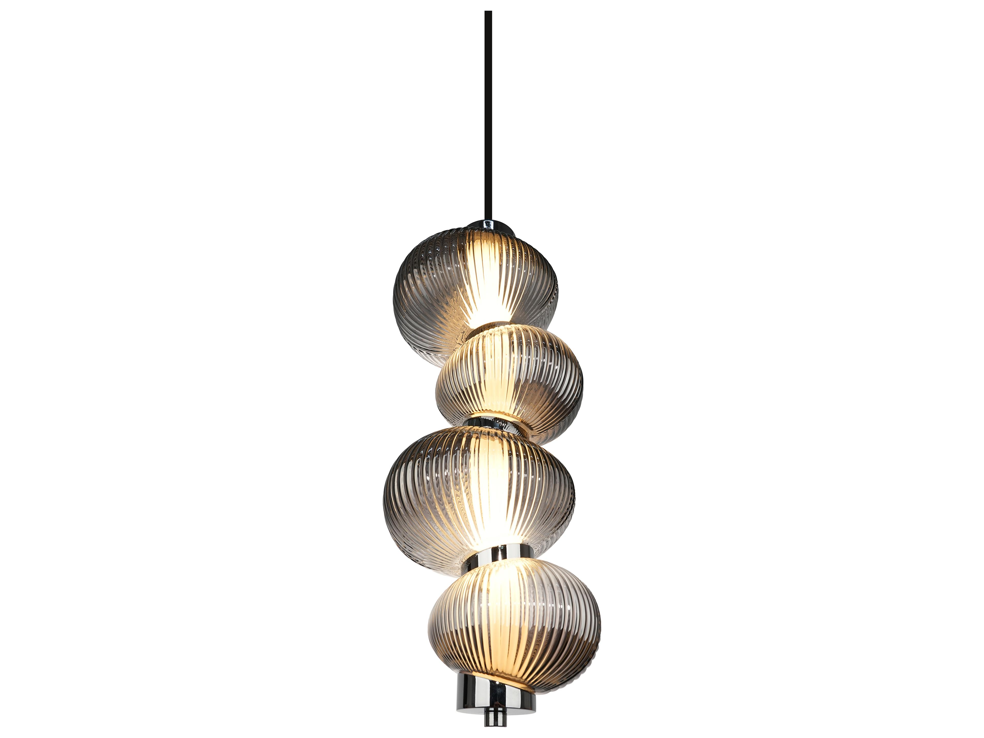 Artcraft Ariel 1-Light Chrome Mini Pendant