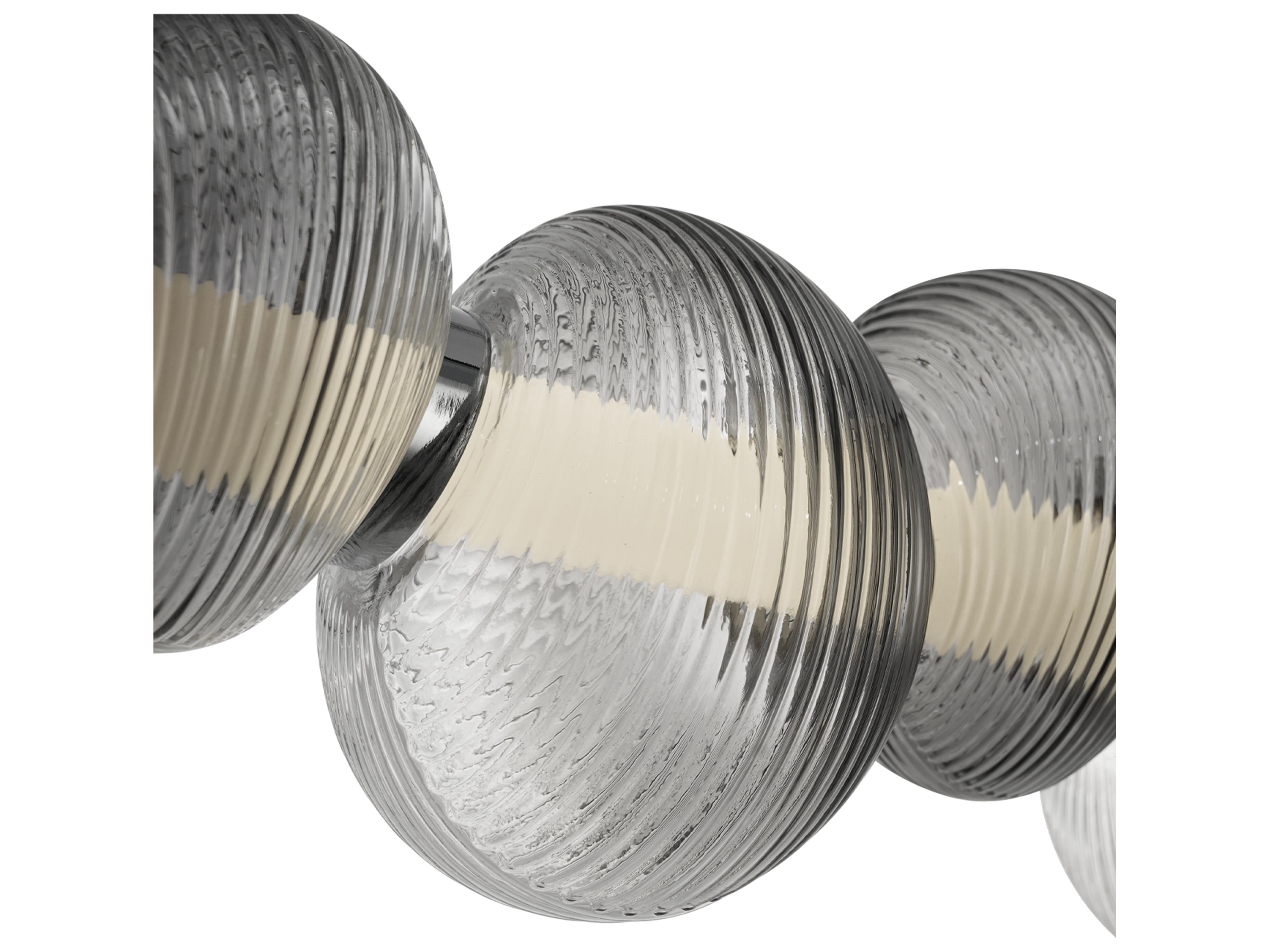 Artcraft Ariel 1-Light Chrome Linear Island Pendant