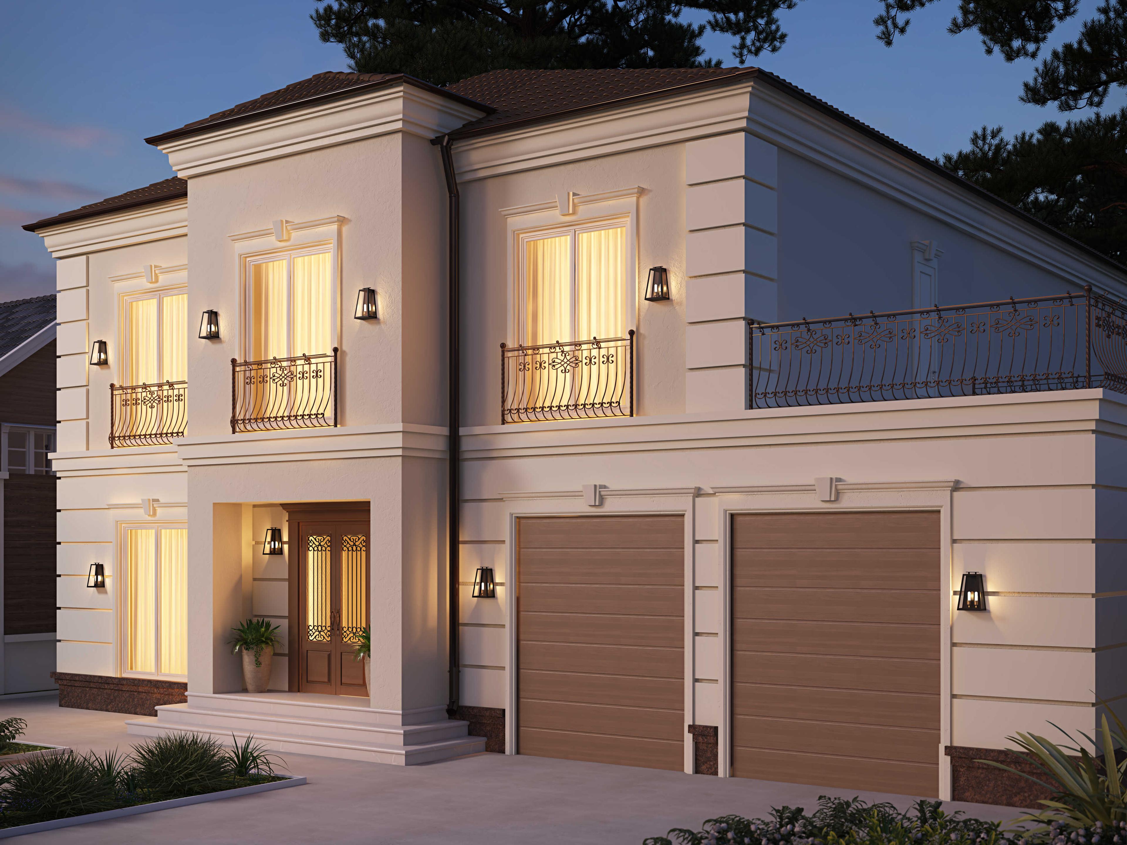 Artcraft Charlestown 2 - Light LED Outdoor Wall Light