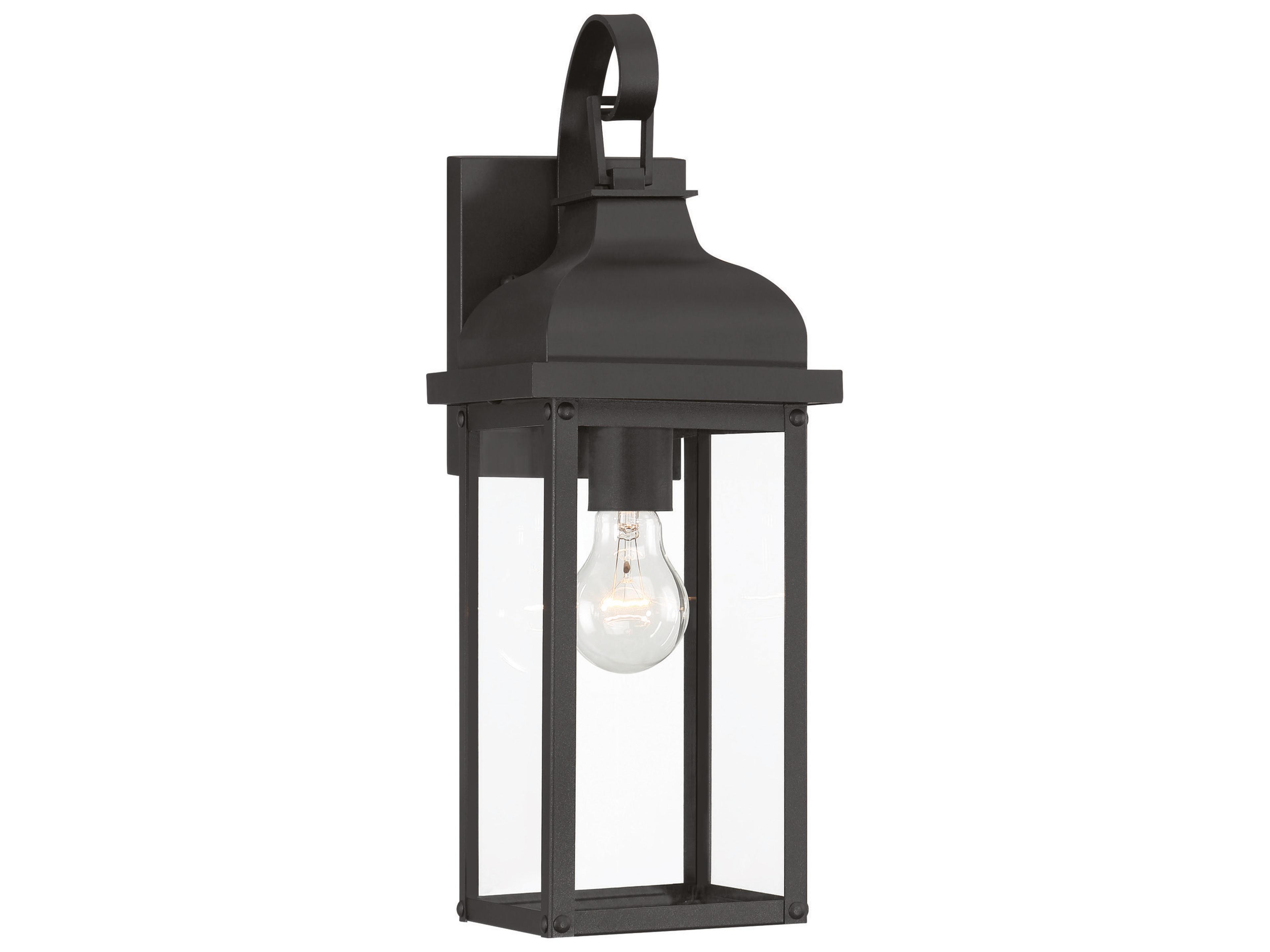 Madrid Outdoor Wall Sconce Traditional Black