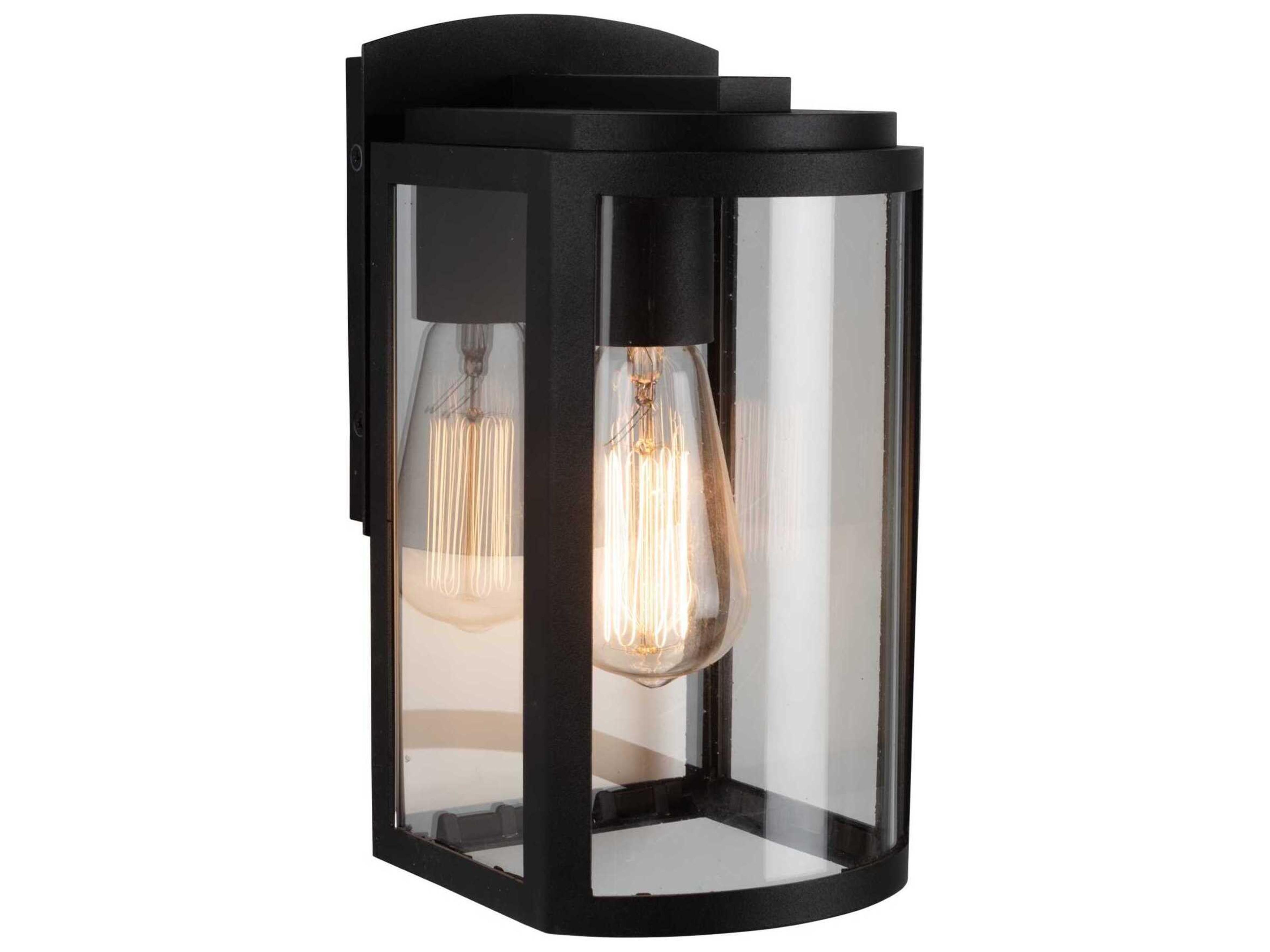 Lakewood Outdoor Wall Sconce Modern Matte Black