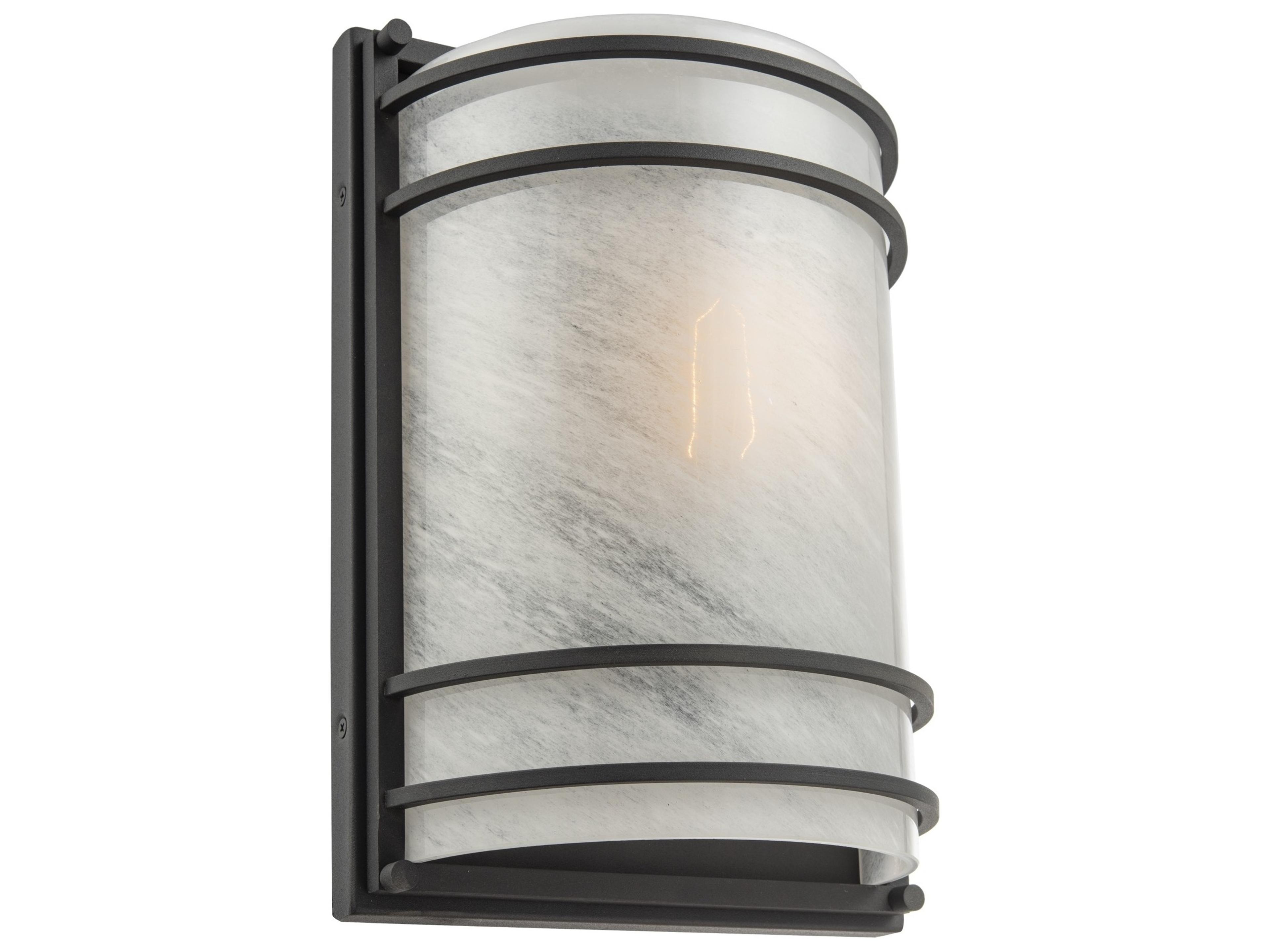 Keswick Outdoor Wall Sconce Modern Black
