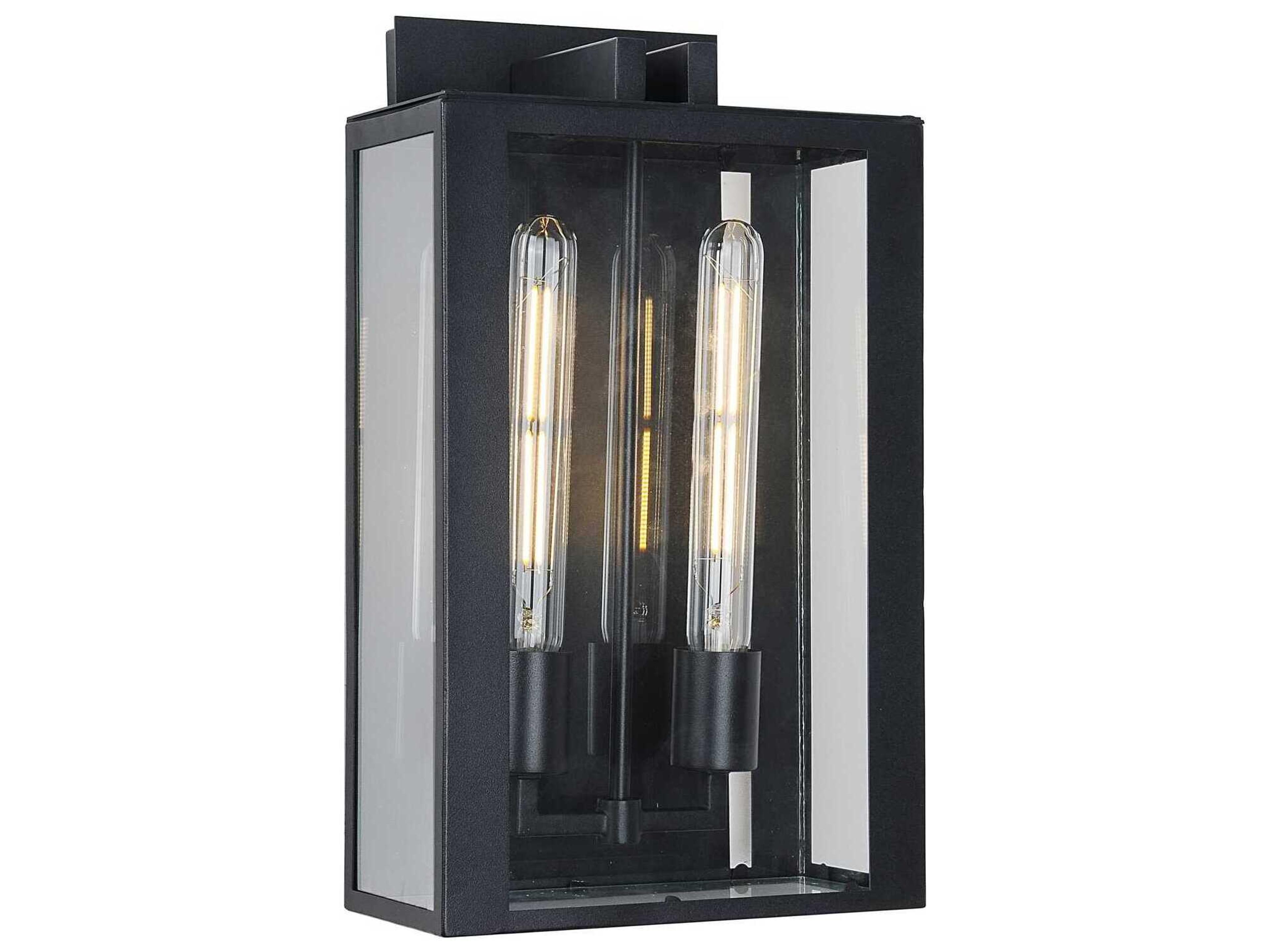 Waterville Outdoor Wall Light Matte Black