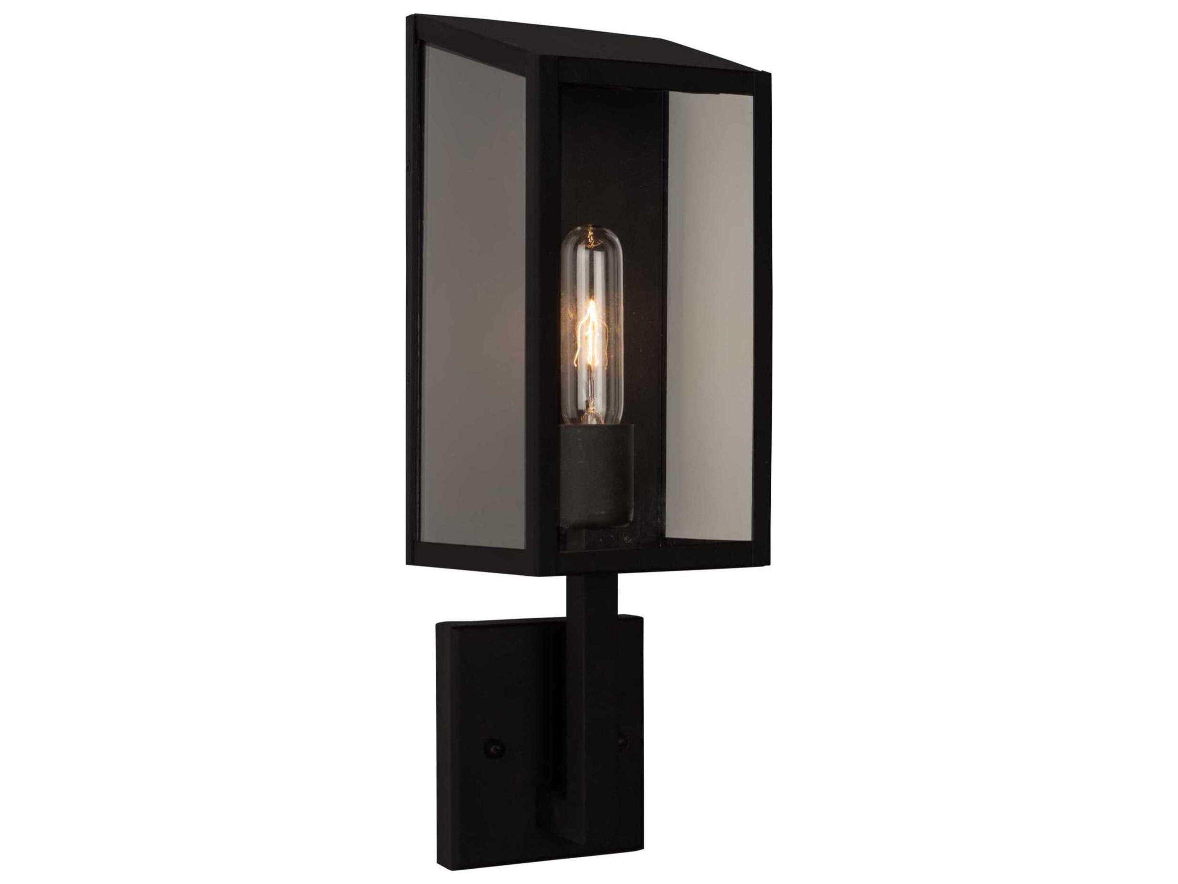 Sonesta Outdoor Wall Light in Black