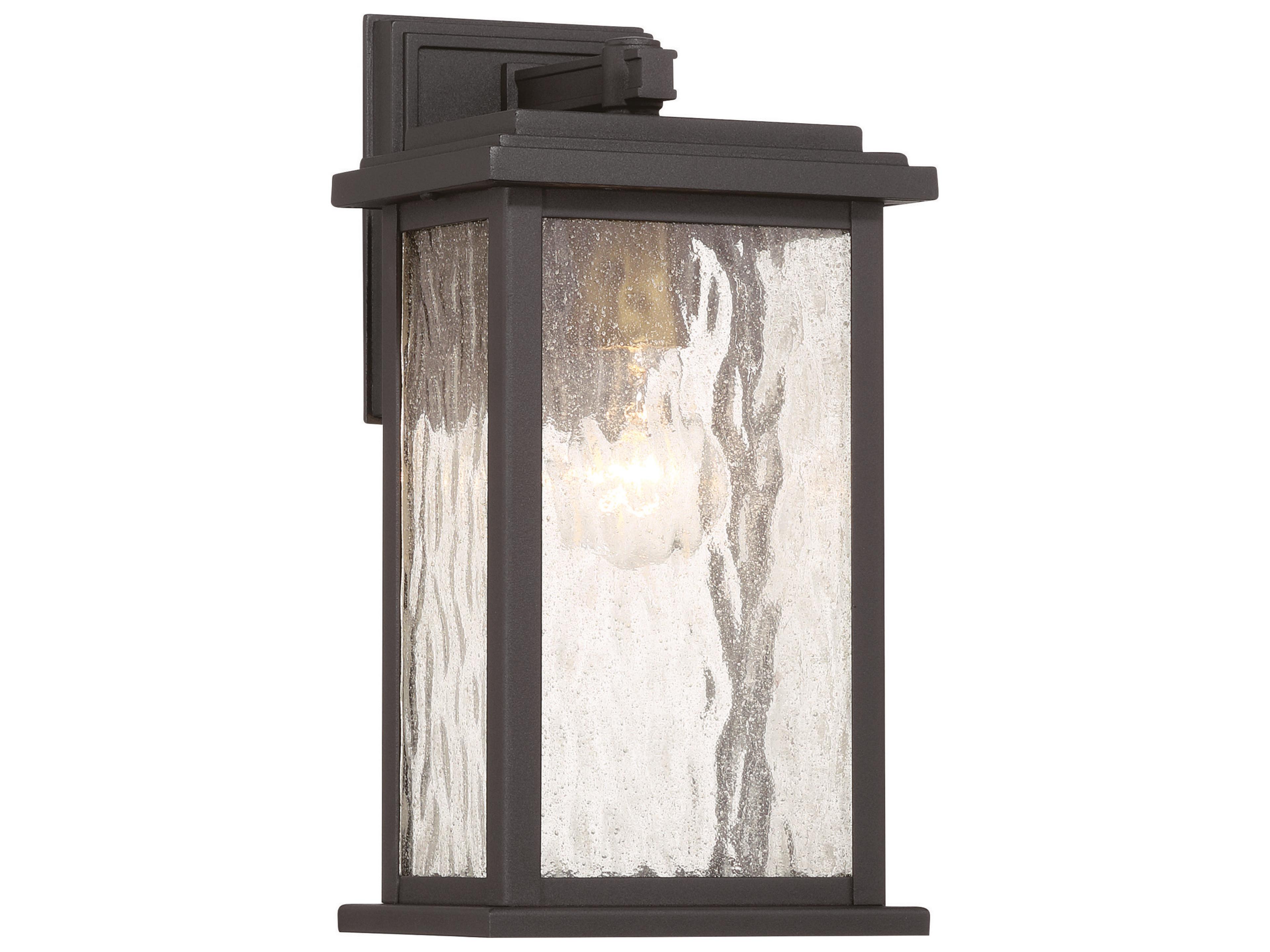Estate Outdoor Wall Sconce in Black and Brass