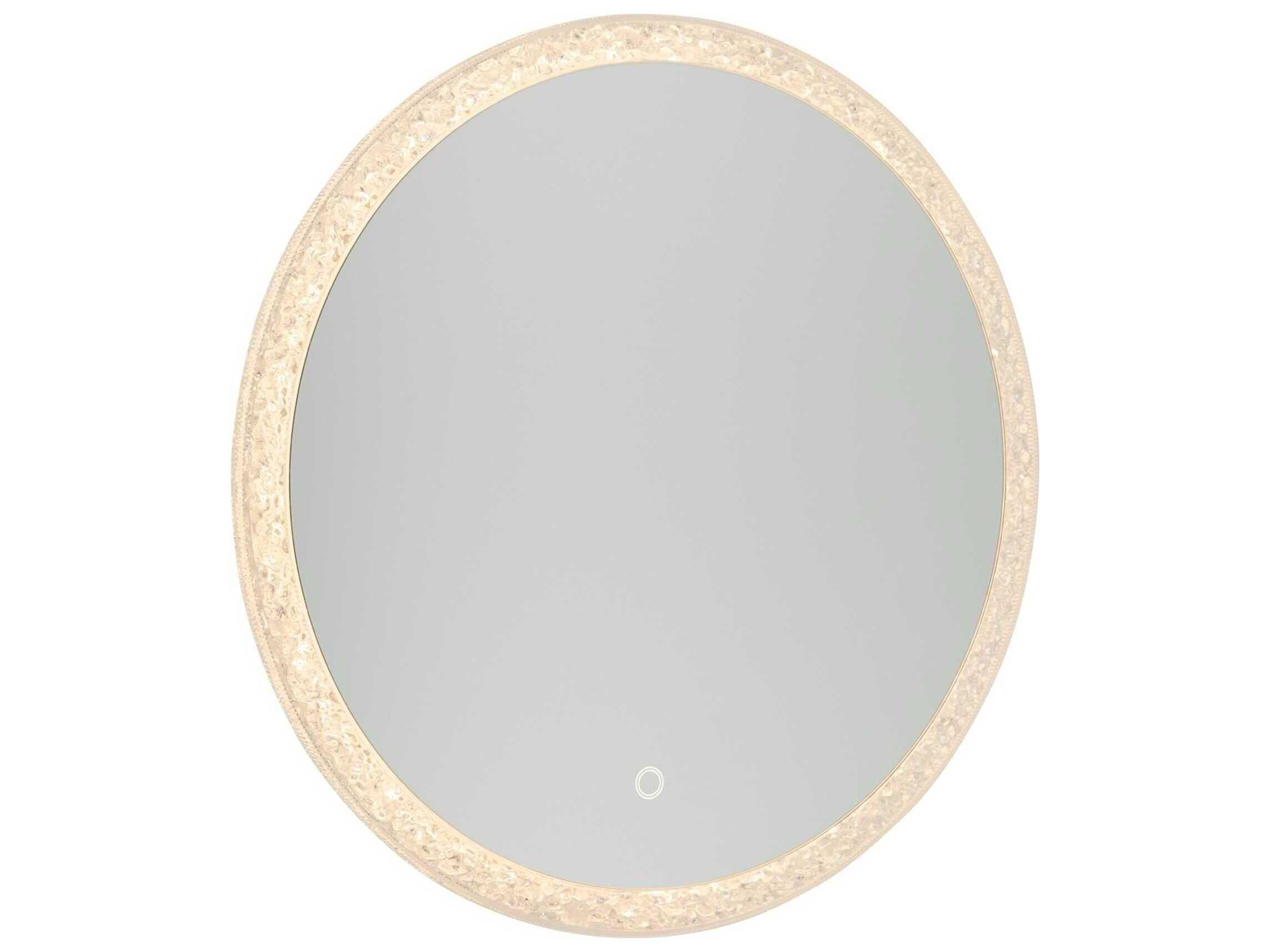 Artcraft Reflections Clear Round Wall Mirror