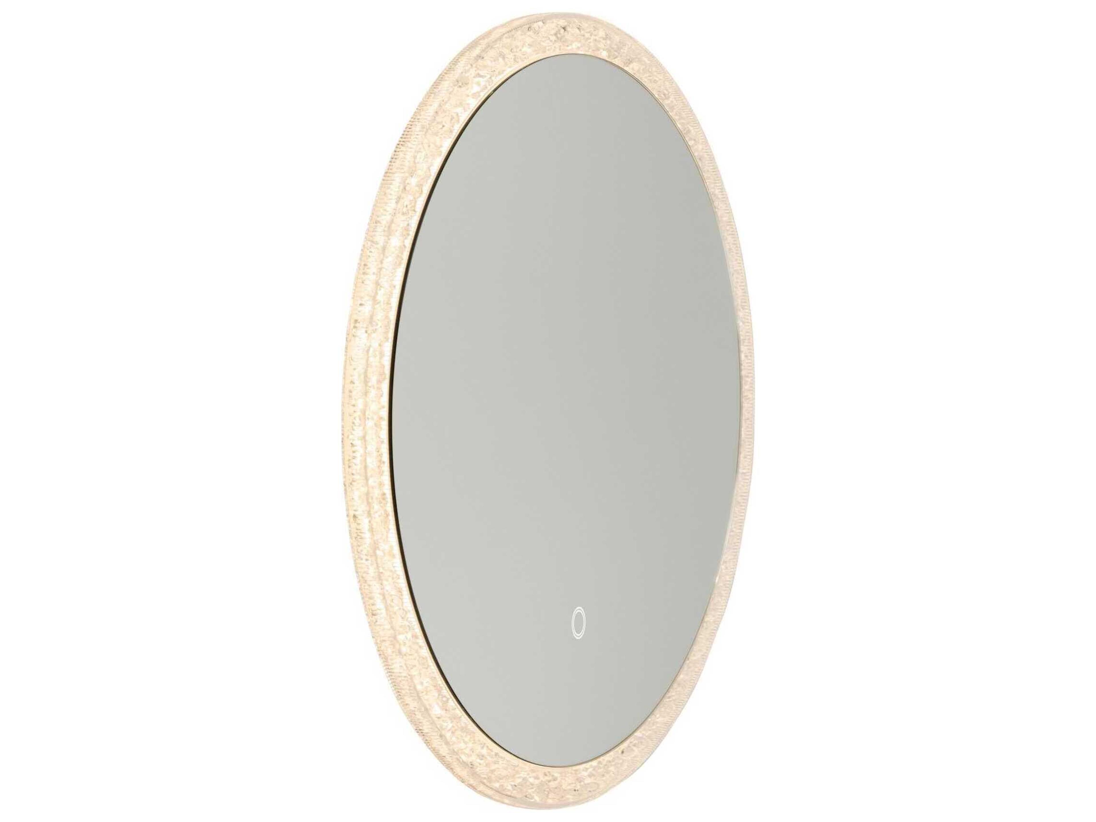 Artcraft Reflections Clear Round Wall Mirror