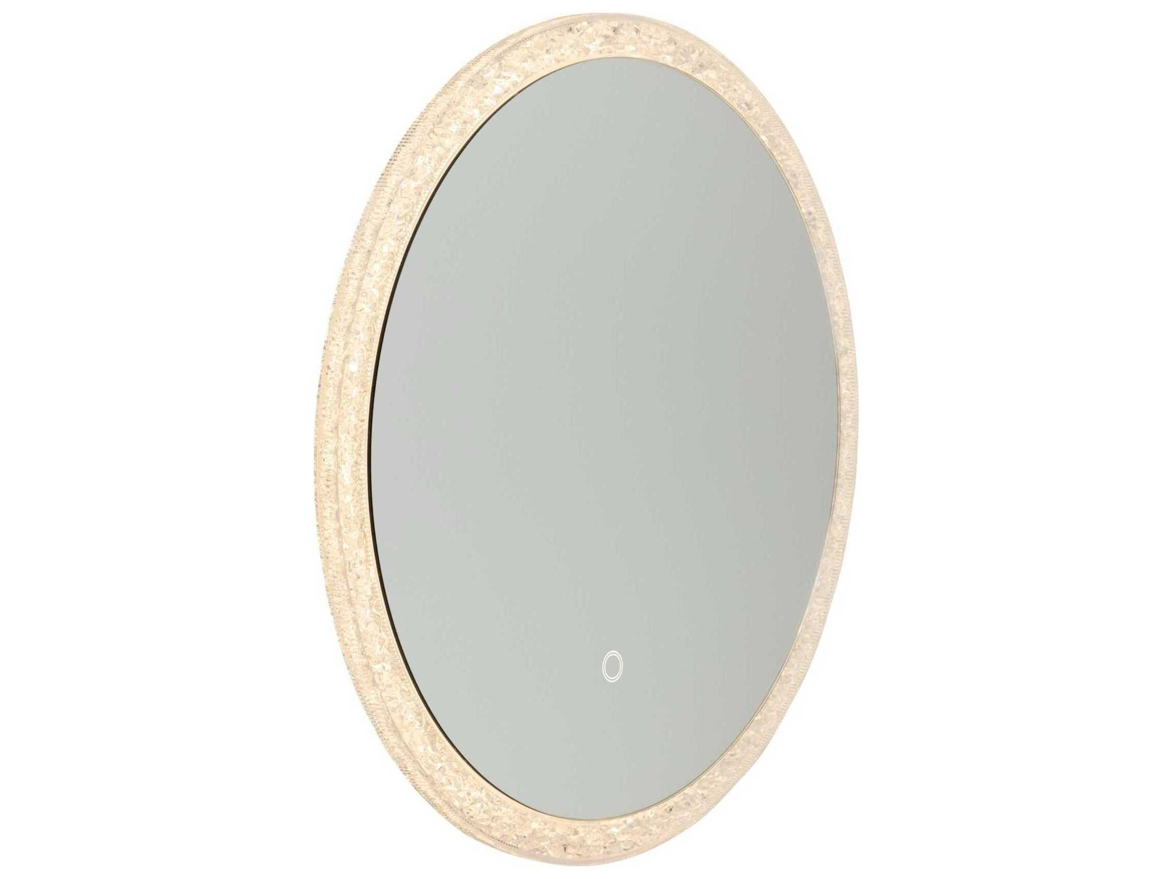 Artcraft Reflections Clear Round Wall Mirror