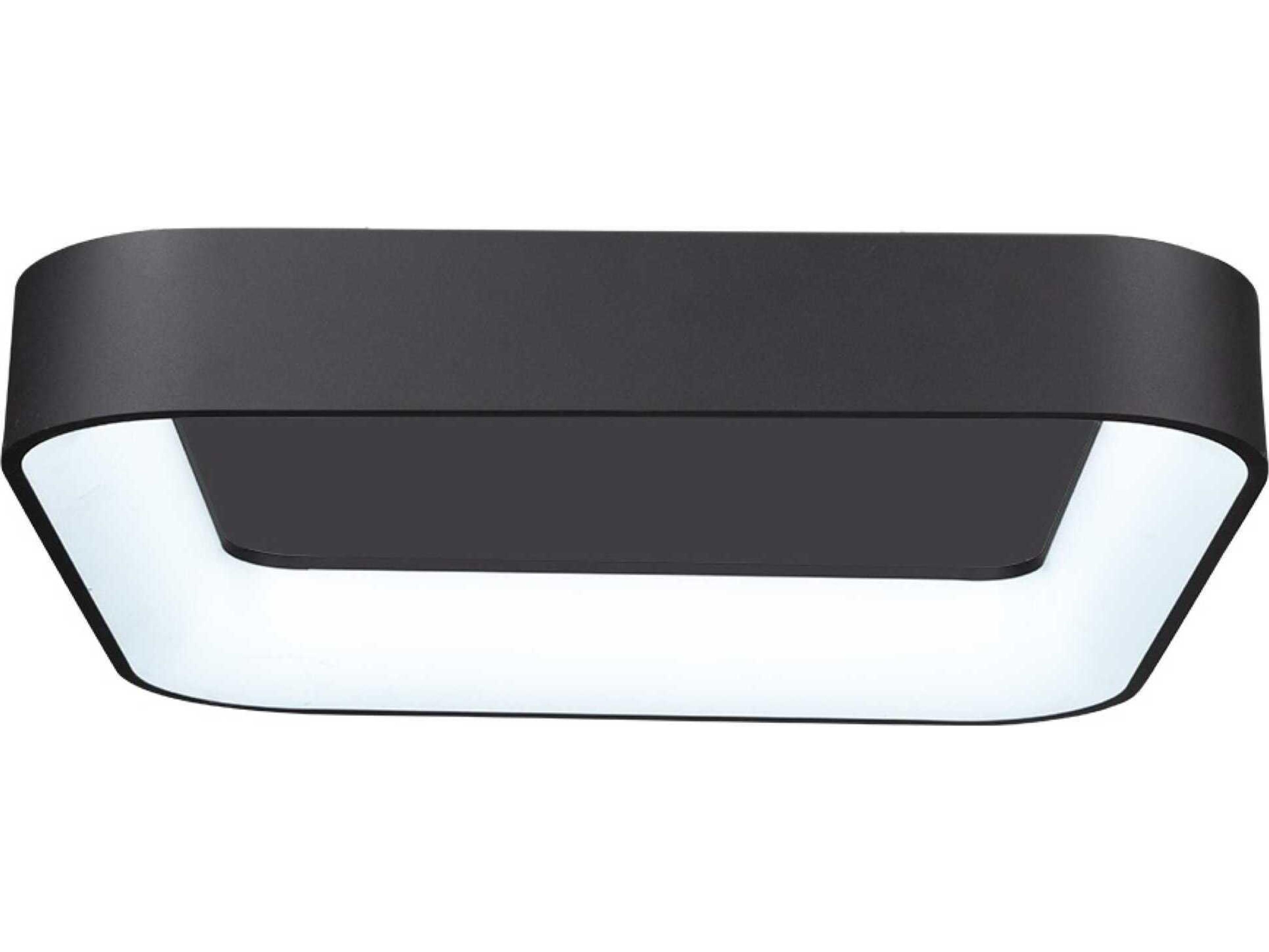 Lazio LED Flush Mount Ceiling Light Modern Black