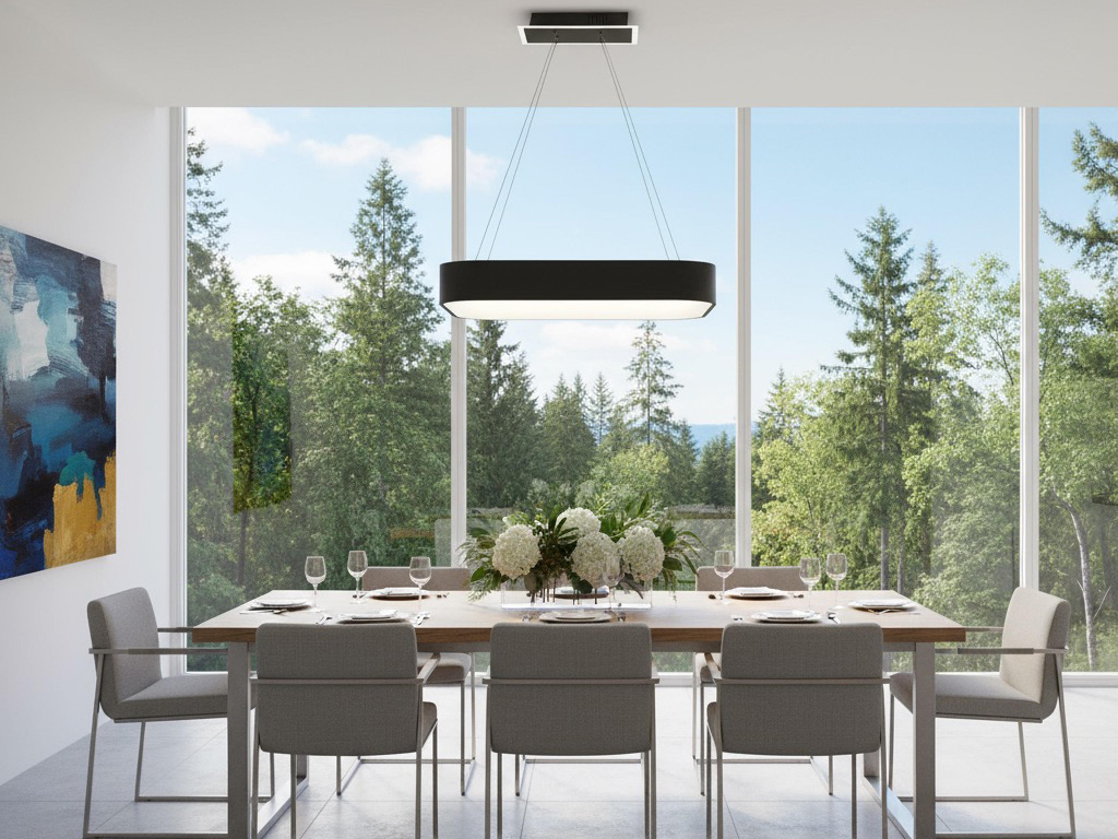 Artcraft Lazio Black LED Pendant